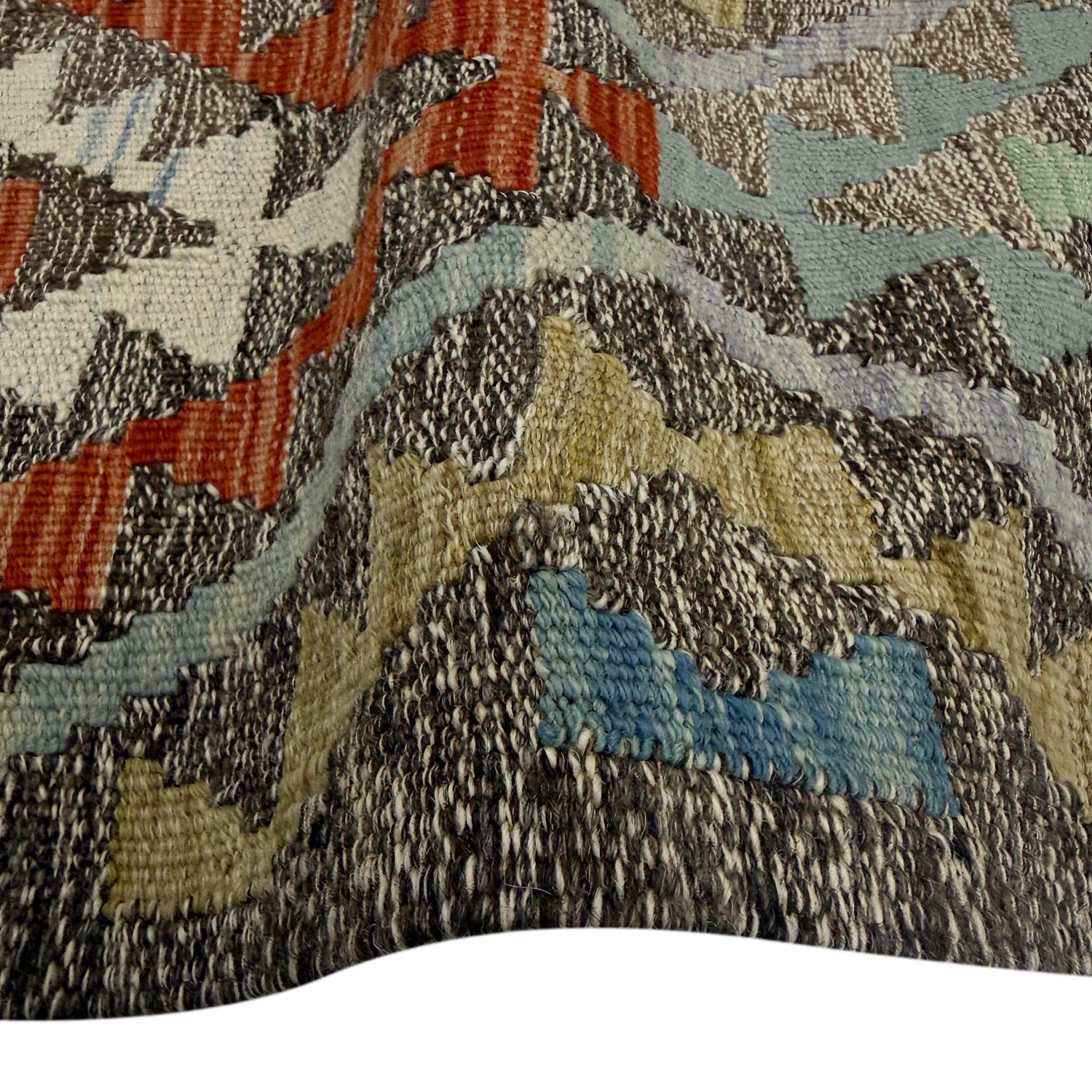 Vegetable Kilim Runner 2' 9" x 13' 1" (ft) - No. R38673