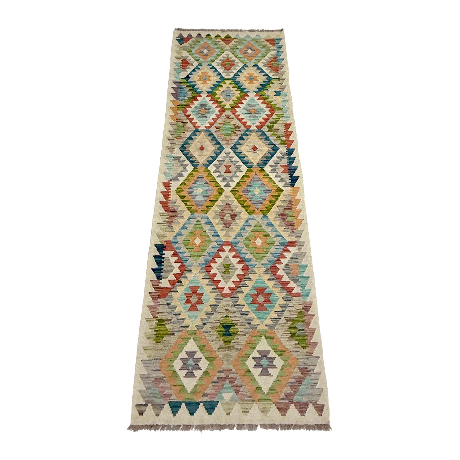 Vegetable Kilim Runner 2' 7" x 9' 11" (ft) - No. R38675