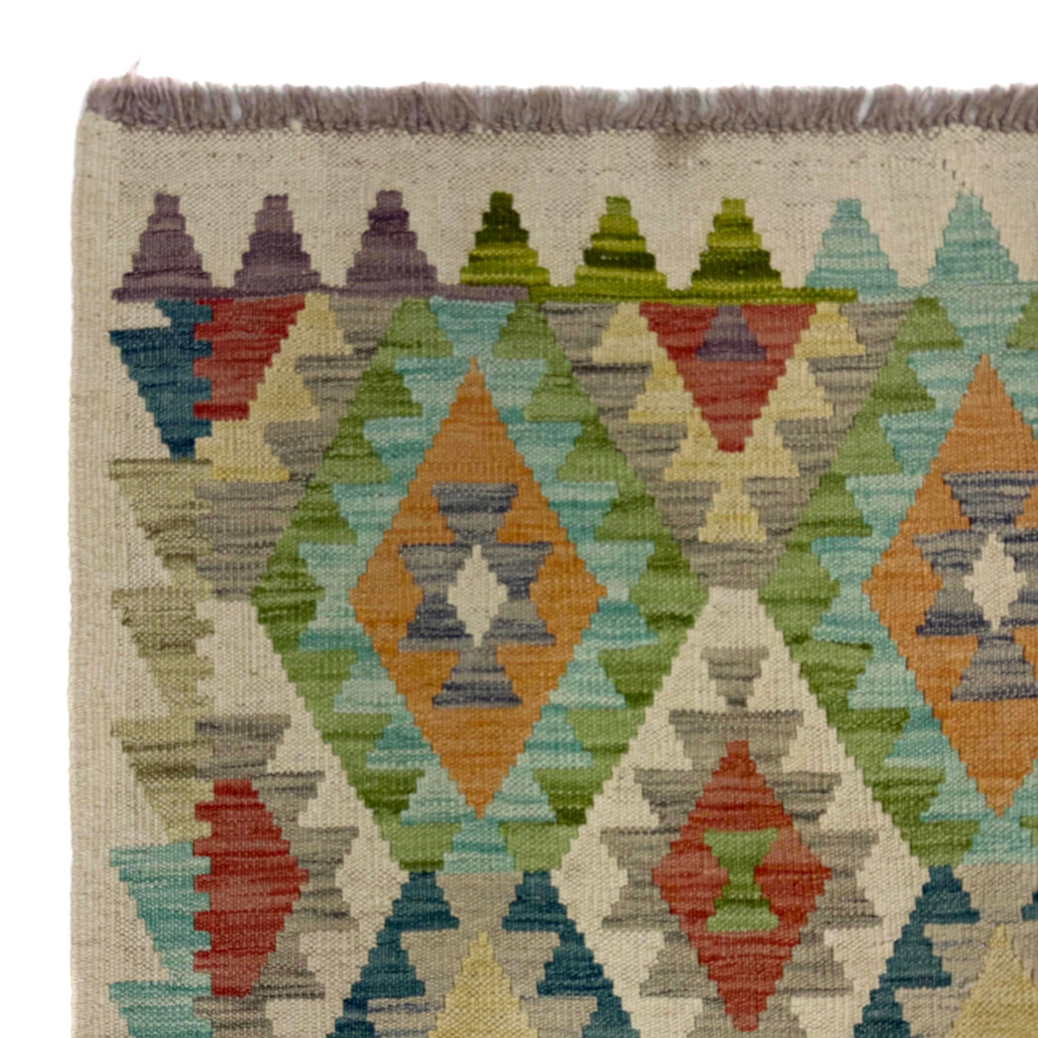 Vegetable Kilim Runner 2' 7" x 9' 11" (ft) - No. R38675
