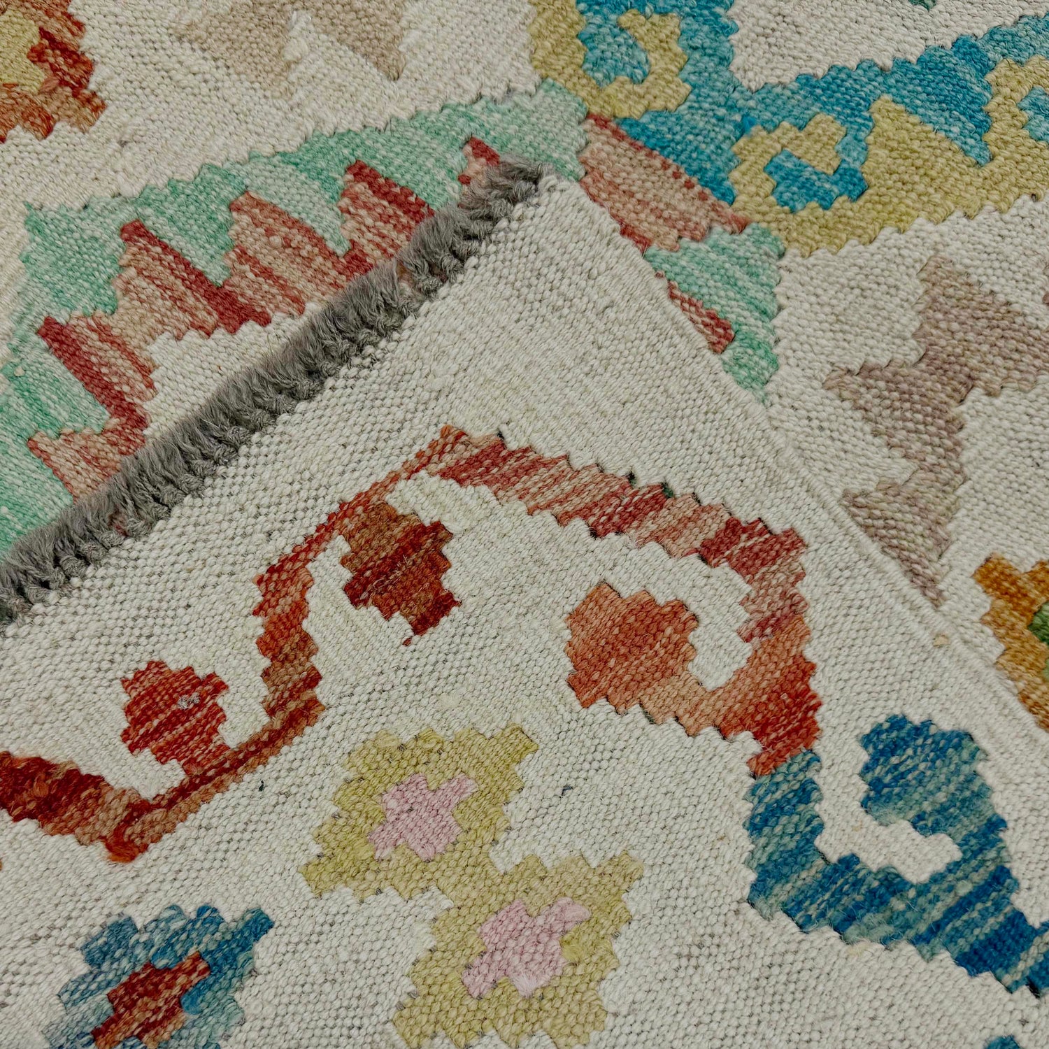 Vegetable Kelim Runner 2' 6" x 9' 3" (ft) - No. R38676