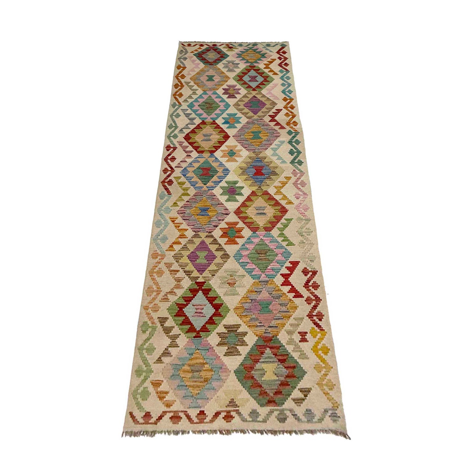 Vegetable Kilim Runner 2' 10" x 10' 6" (ft) - No. R38677