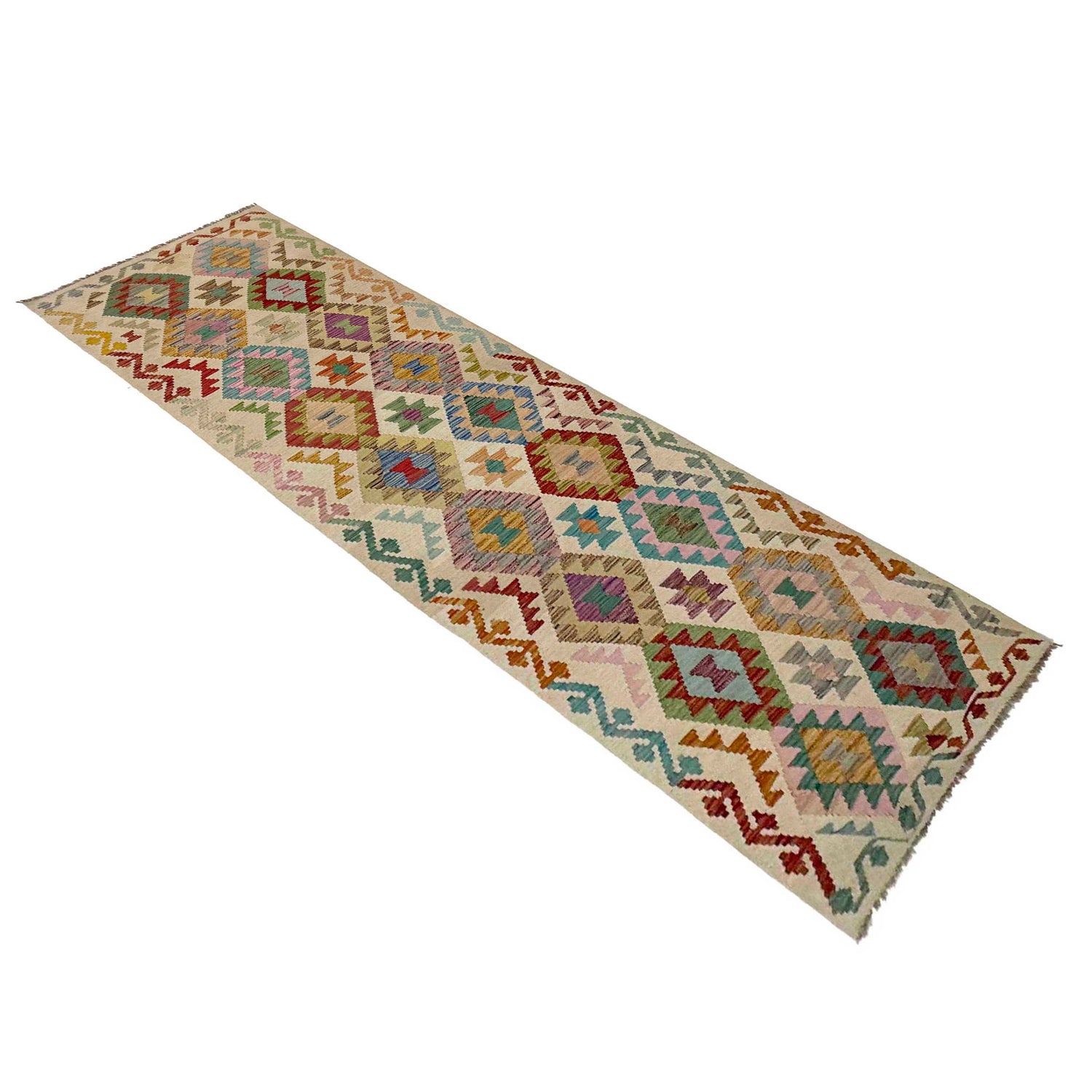 Vegetable Kilim Runner 2' 10" x 10' 6" (ft) - No. R38677