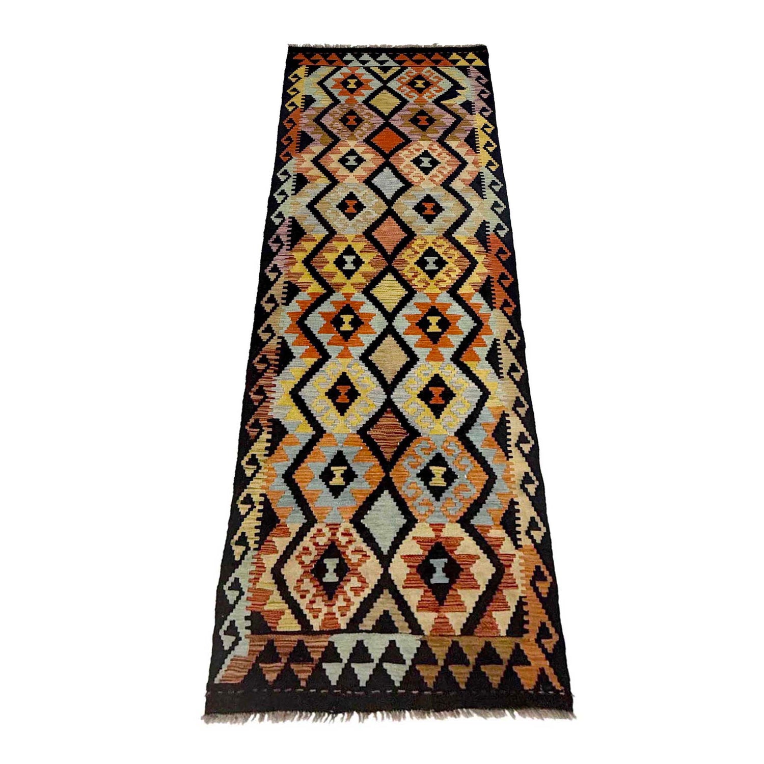 Vegetable Kelim Runner 2' 9" x 9' 7" (ft) - No. R38680