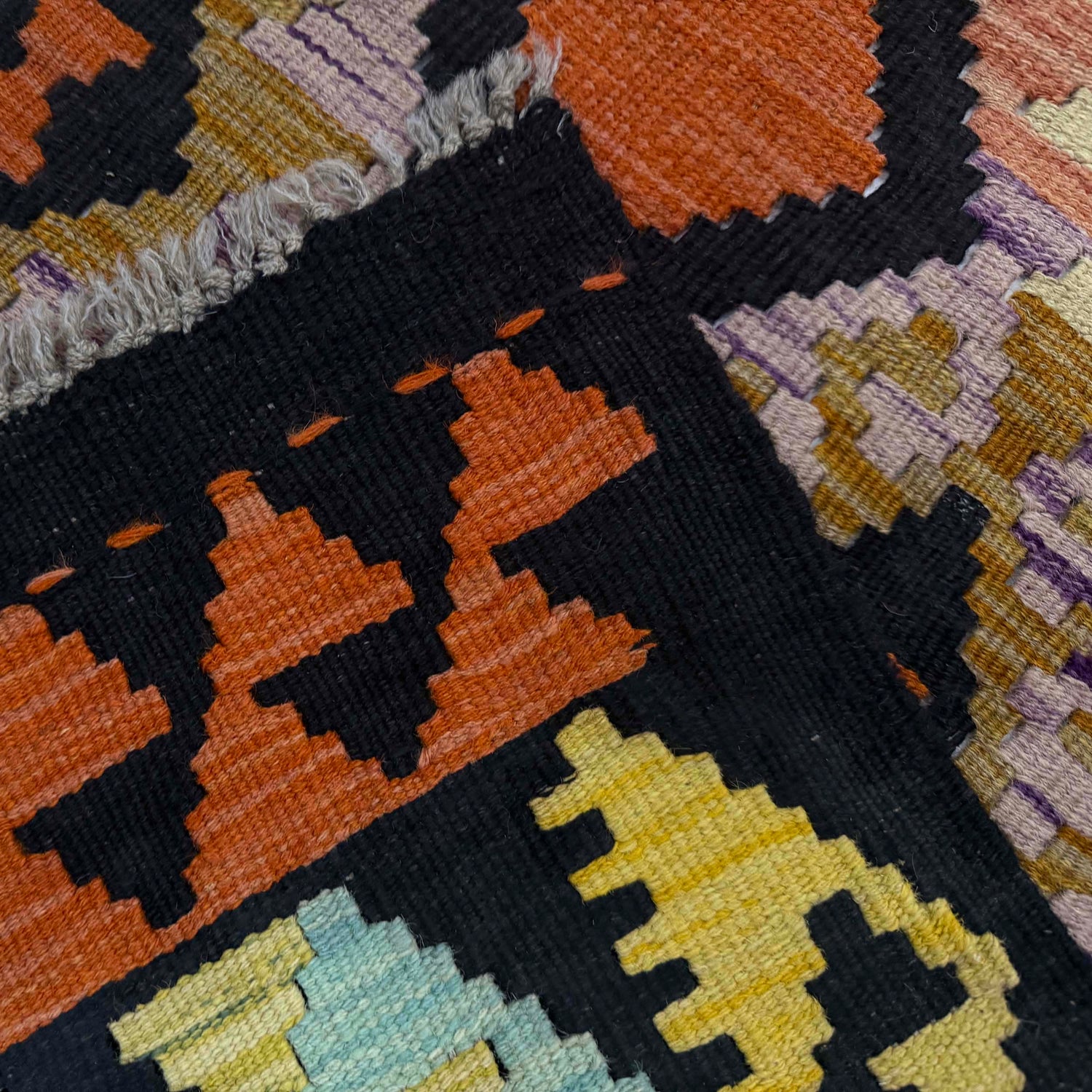 Vegetable Kelim Runner 2' 9" x 9' 7" (ft) - No. R38680