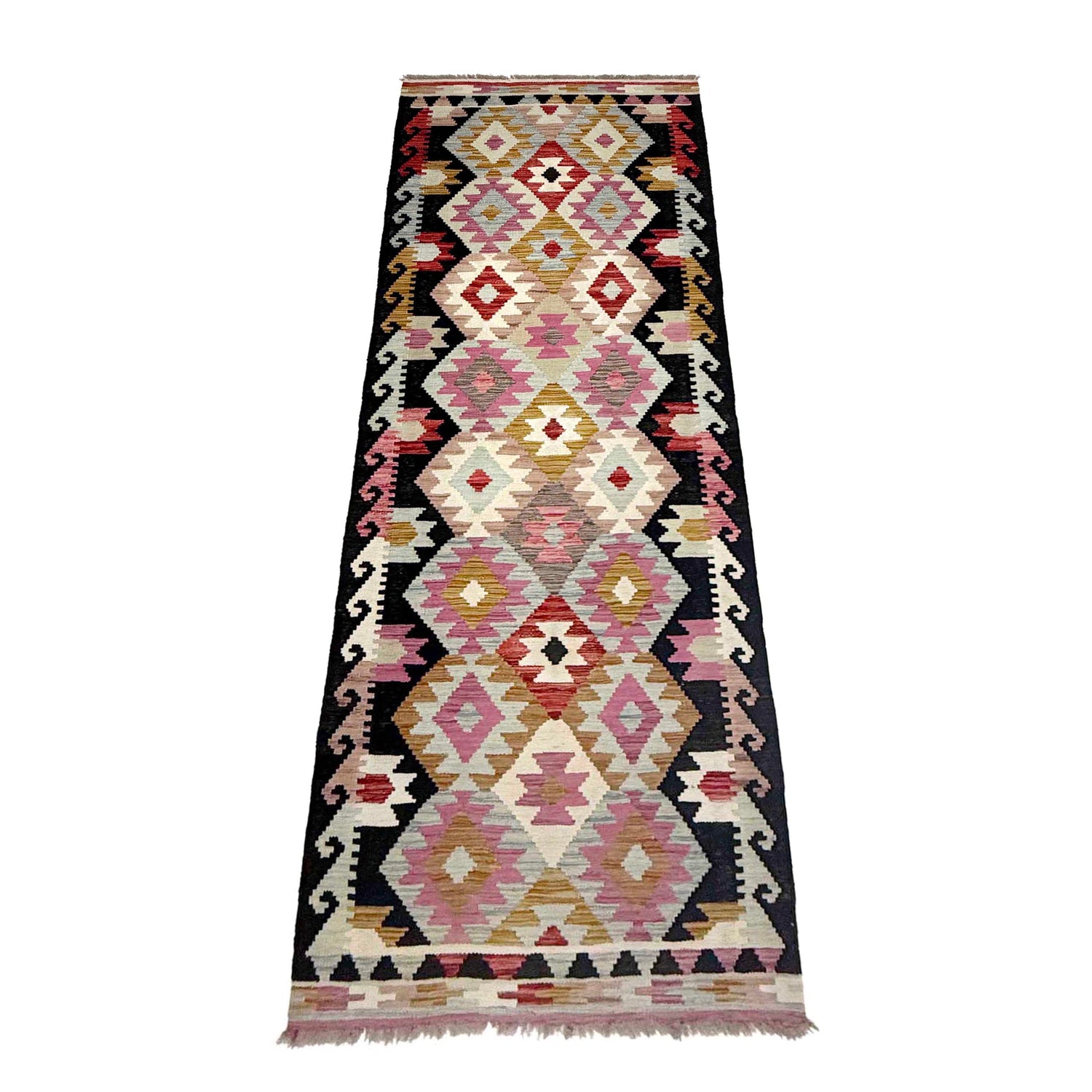 Vegetable Kilim Runner 2' 8" x 9' 5" (ft) - No. R38681