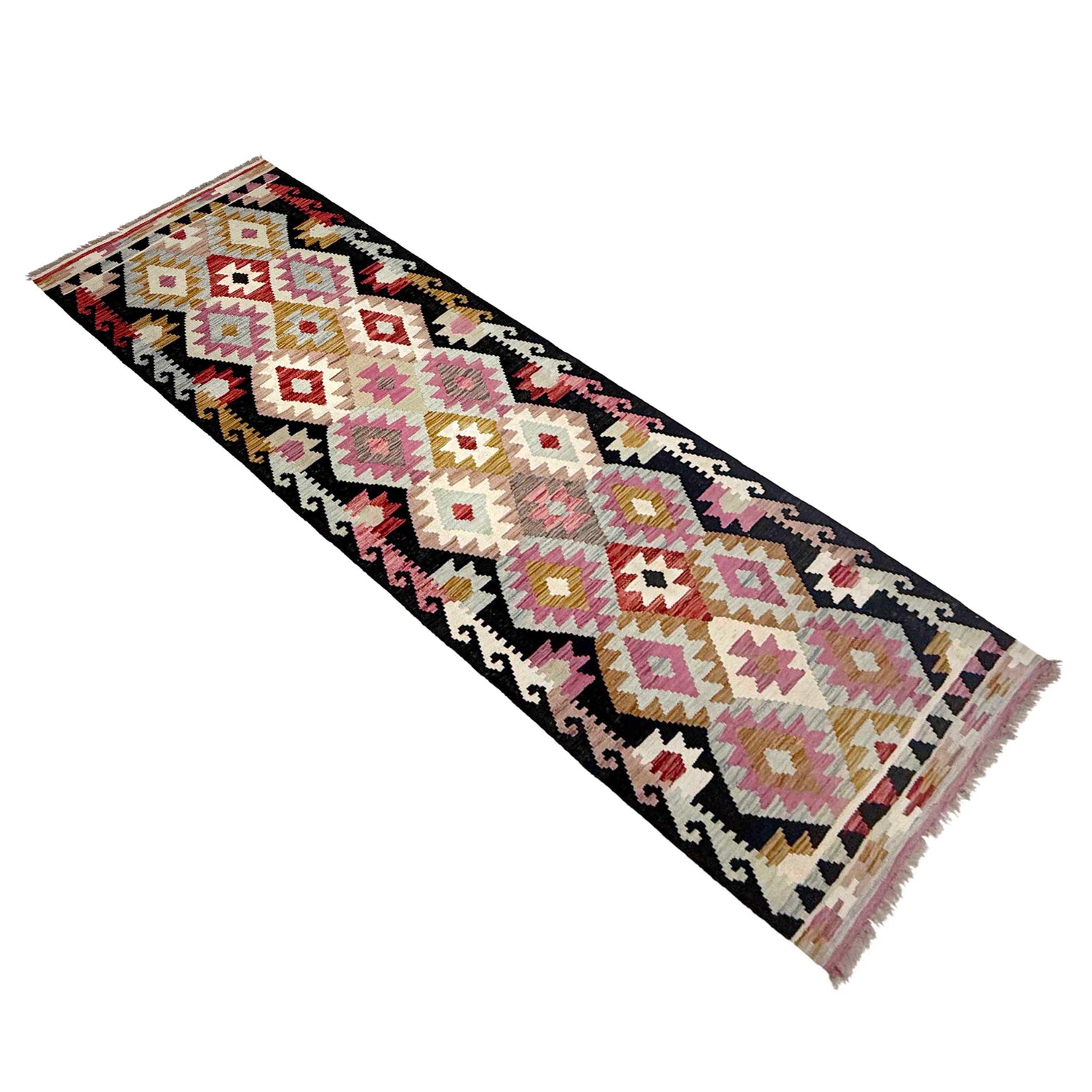Vegetable Kilim Runner 2' 8" x 9' 5" (ft) - No. R38681
