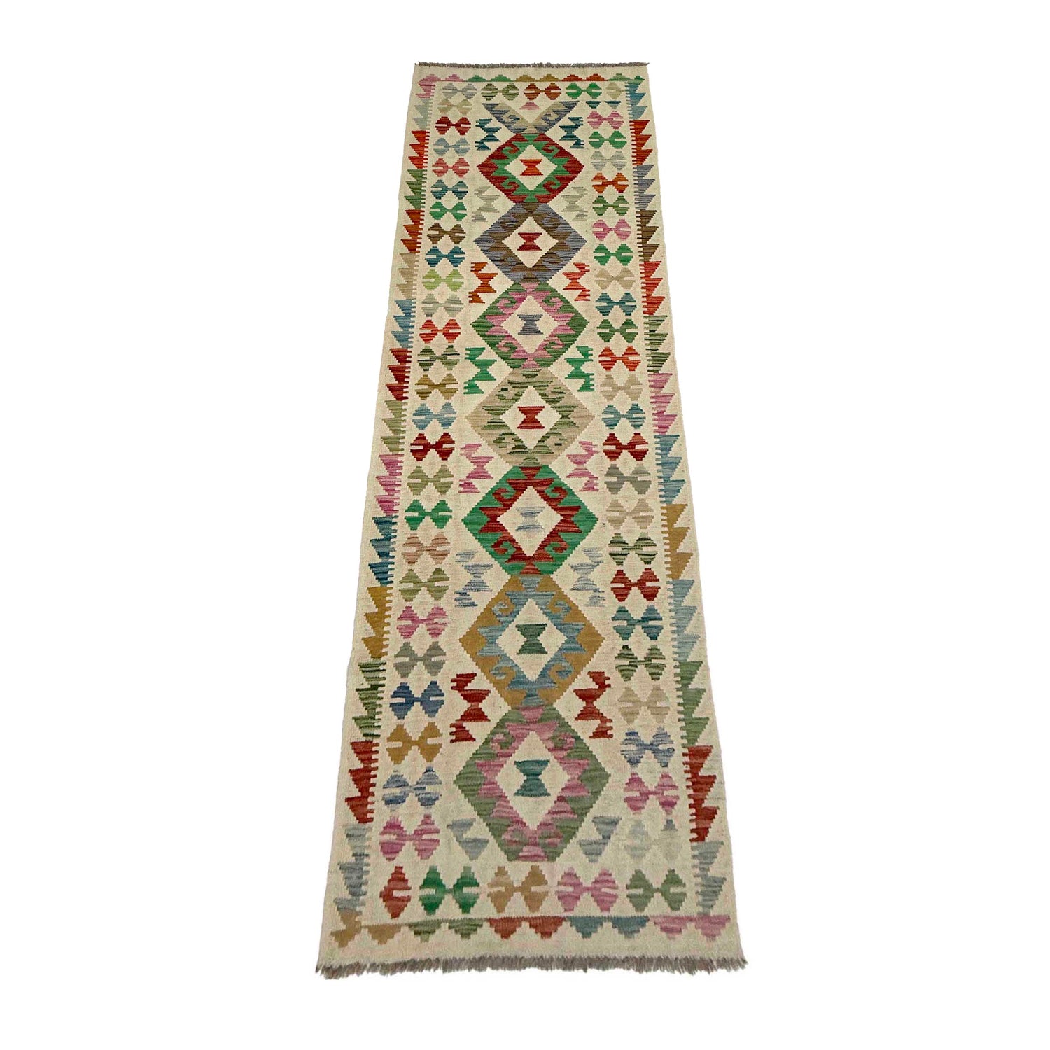 Vegetable Kelim Runner 2' 7" x 9' 9" (ft) - No. R38686