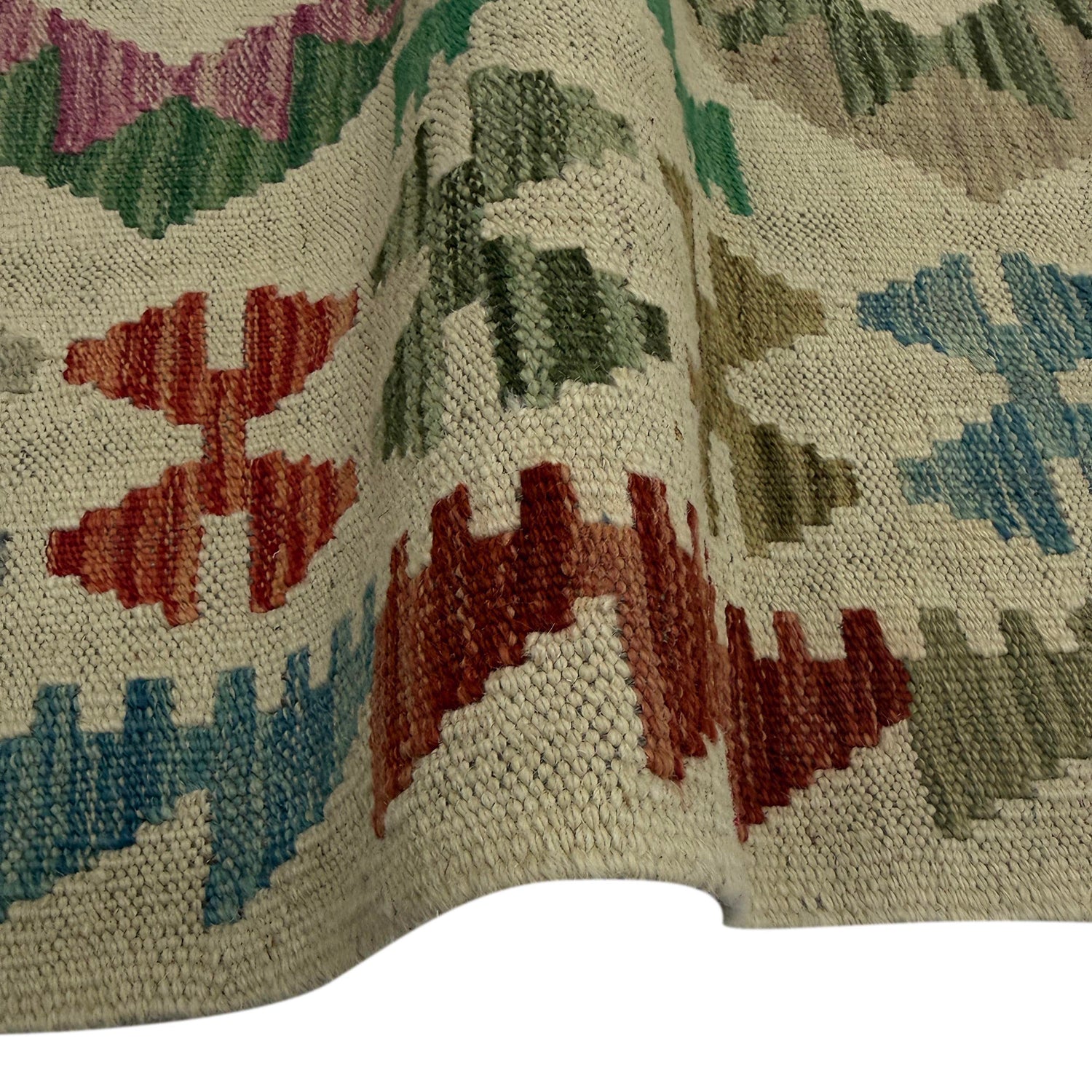 Vegetable Kelim Runner 2' 7" x 9' 9" (ft) - No. R38686