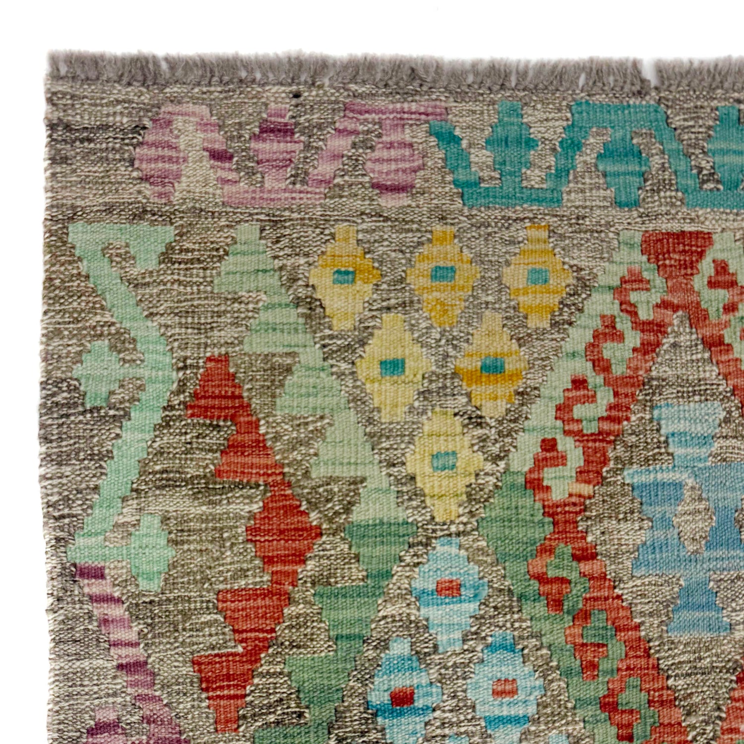 Vegetable Kelim Runner 3' 0" x 13' 0" (ft) - No. R38687