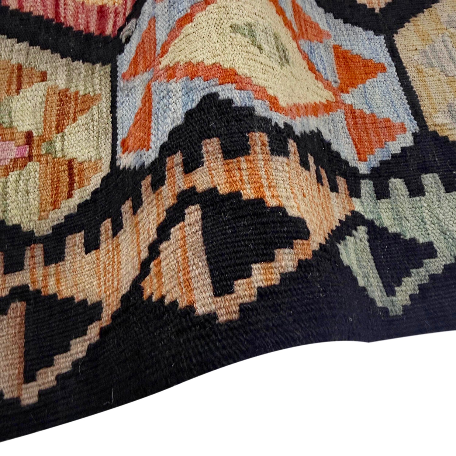 Handmade Vegetable Kelim 6' 7" x 9' 11" (ft) - No. R38691