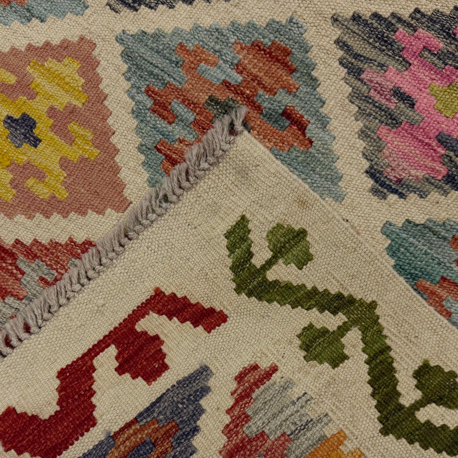 Vegetable Kelim Runner 2' 8" x 9' 5" (ft) - No. R38695