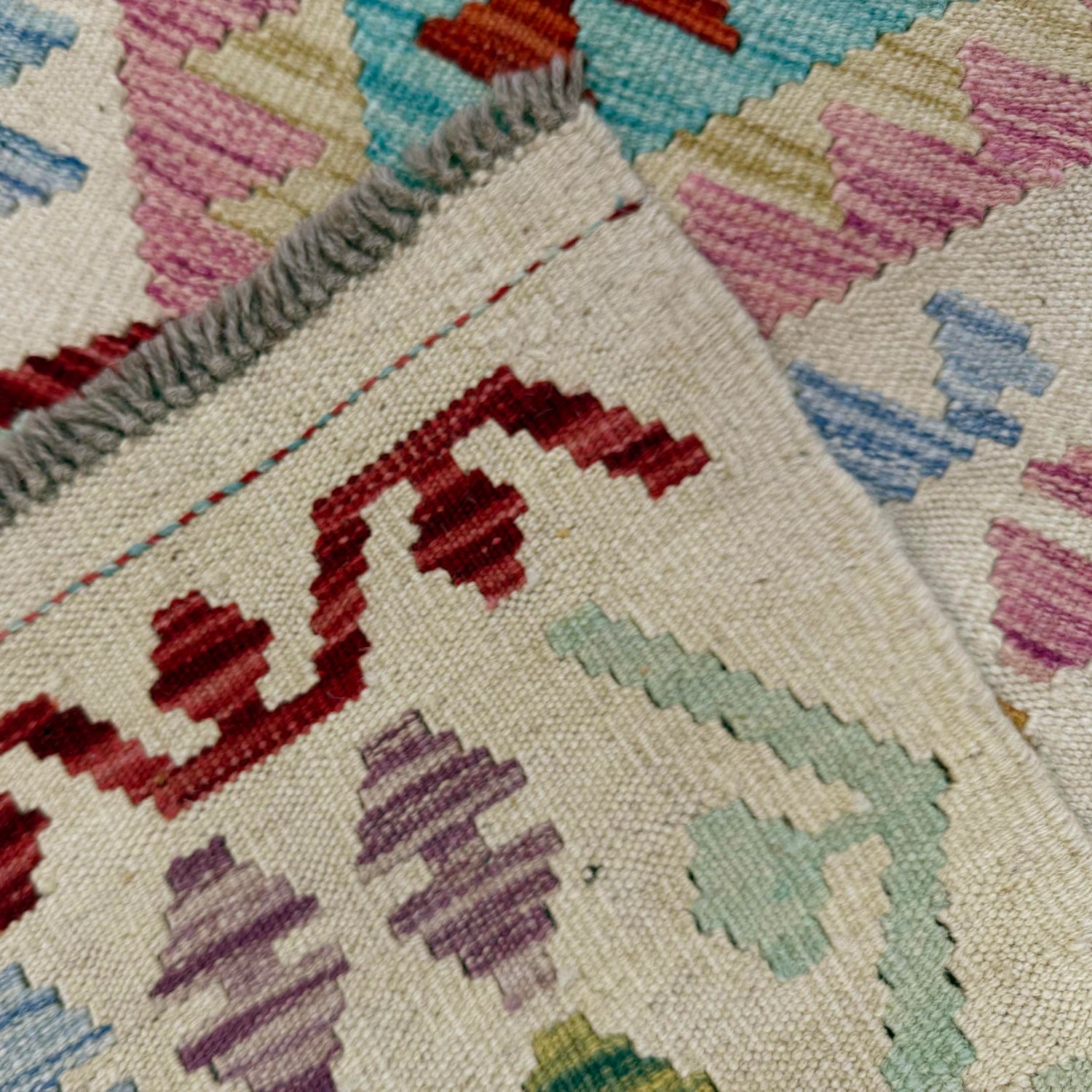 Vegetable Kilim Runner 2' 8" x 9' 9" (ft) - No. R38696
