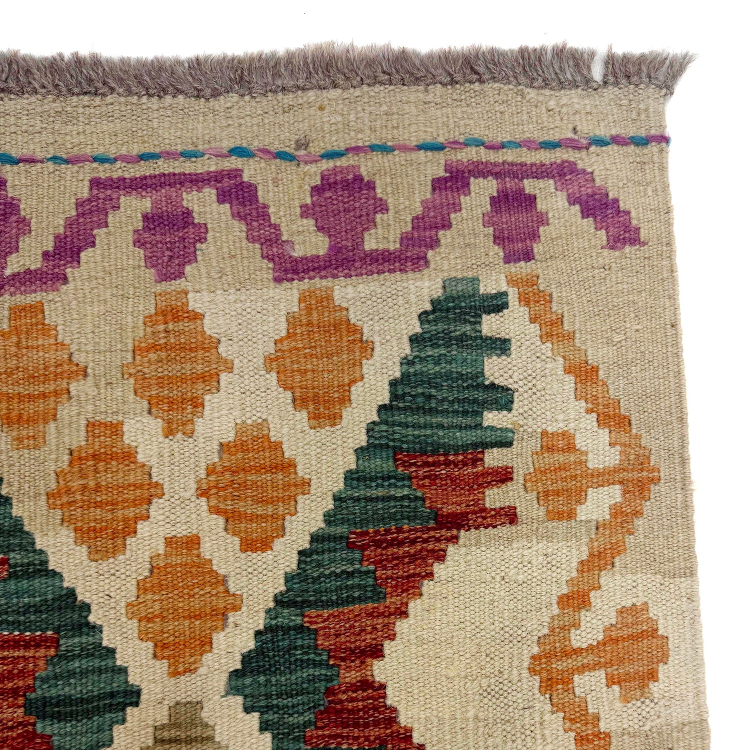 Vegetable Kelim Runner 2' 10" x 16' 2" (ft) - No. R38697