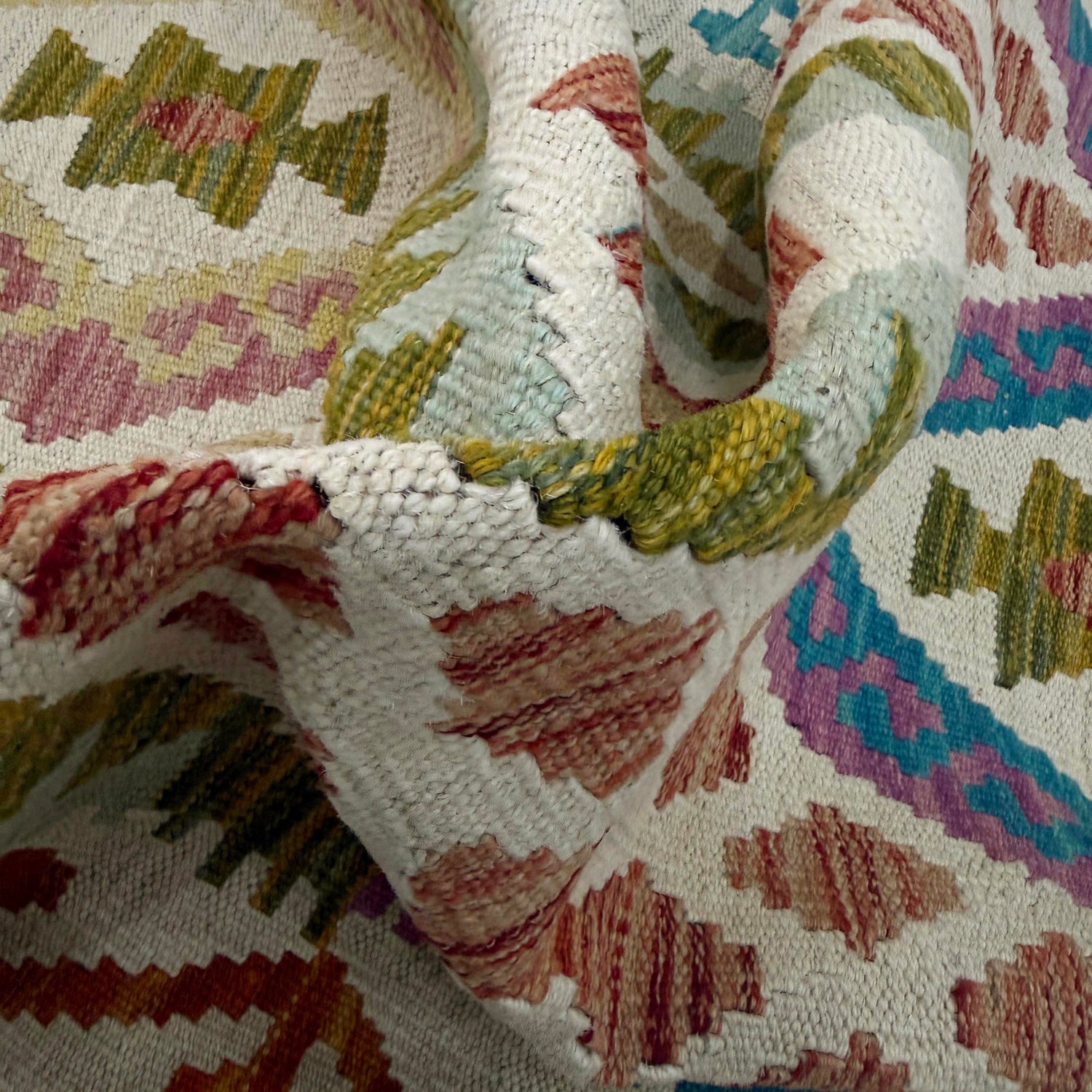 Vegetable Kelim Runner 2' 10" x 16' 2" (ft) - No. R38697