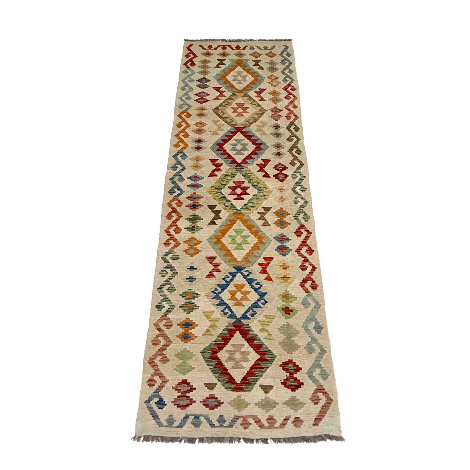 Vegetable Kilim Runner 2' 5" x 9' 3" (ft) - No. R38698