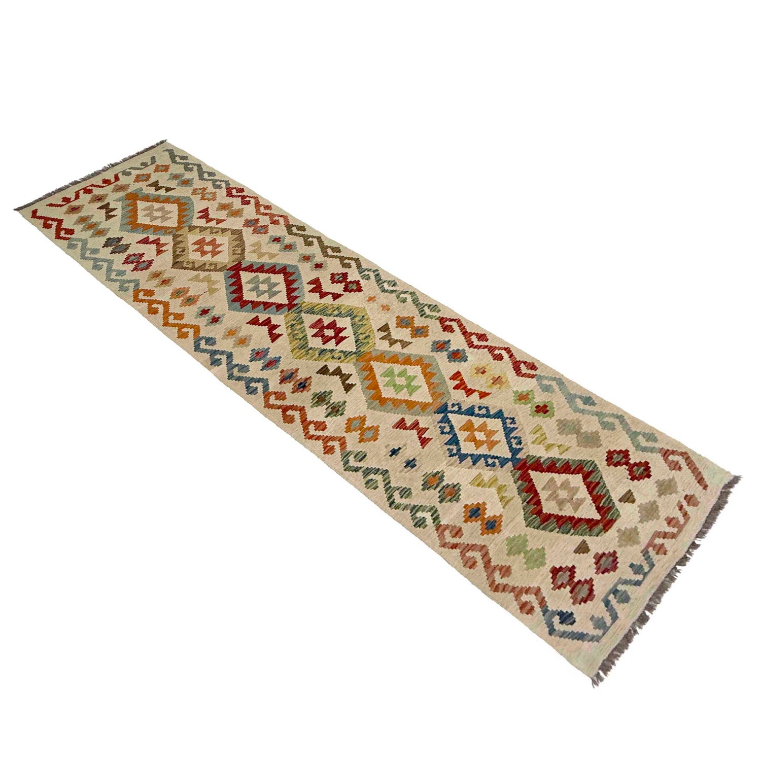 Vegetable Kilim Runner 2' 5" x 9' 3" (ft) - No. R38698