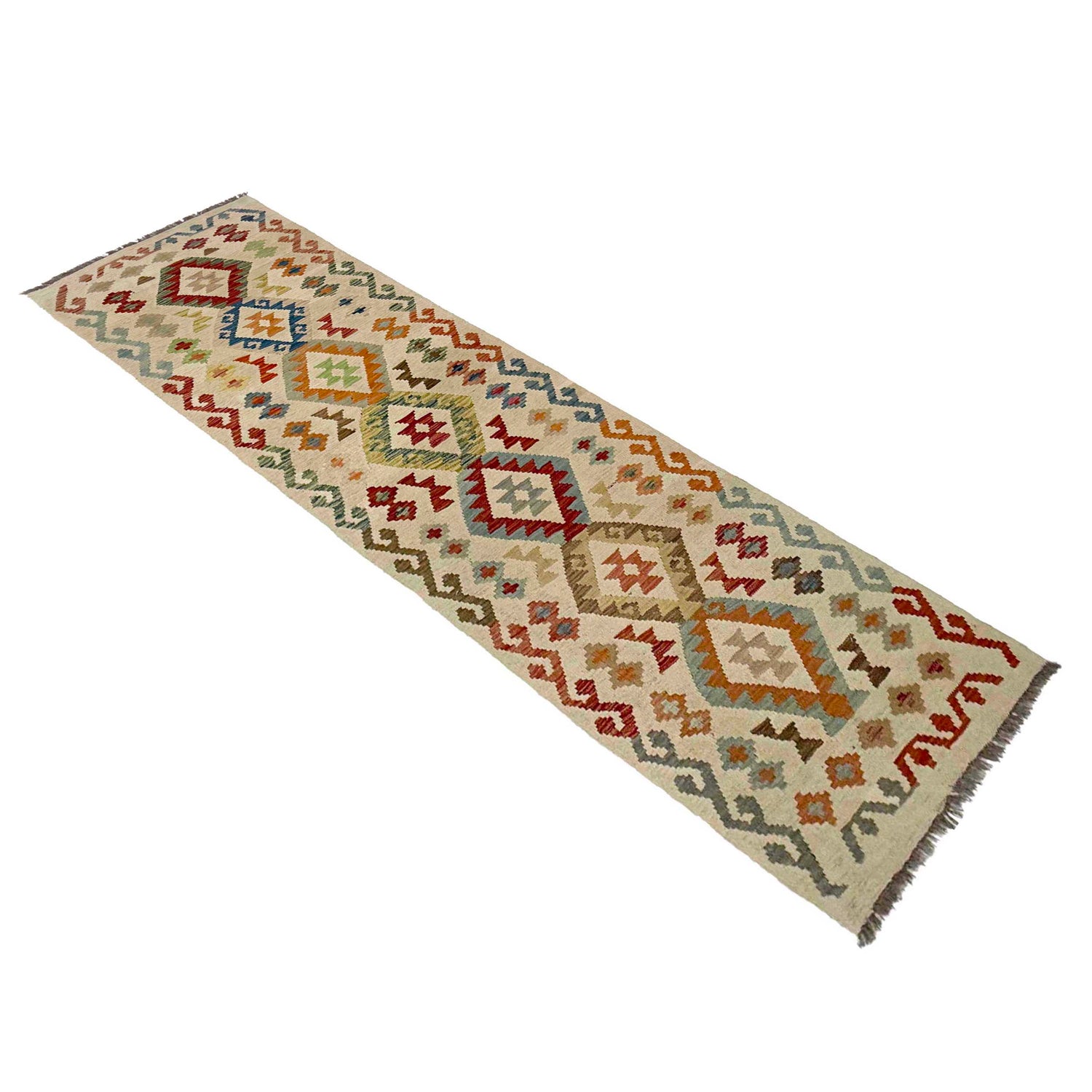 Vegetable Kilim Runner 2' 5" x 9' 3" (ft) - No. R38698