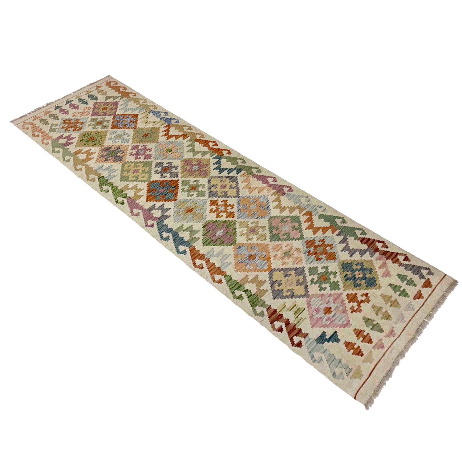 Vegetable Kelim Runner 2' 10" x 9' 4" (ft) - No. R38704
