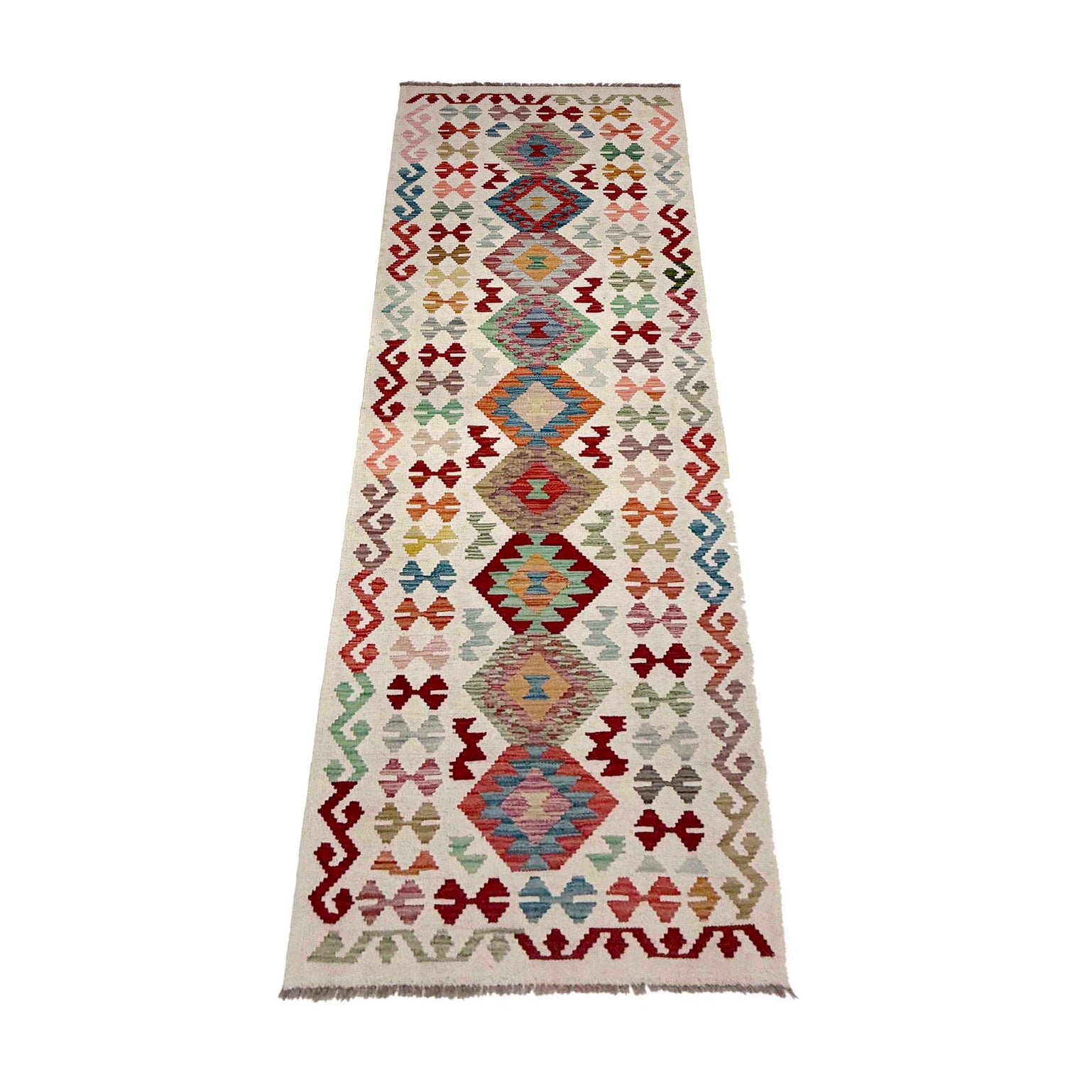 Vegetable Kilim Runner 2' 9" x 9' 7" (ft) - No. R38706
