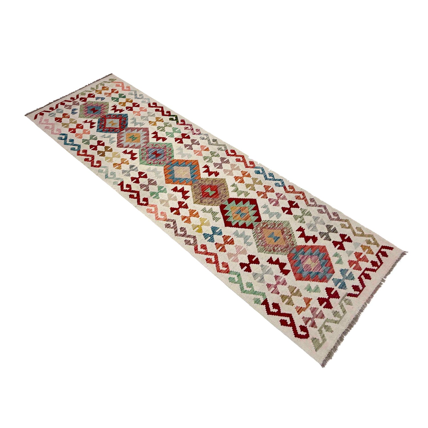 Vegetable Kilim Runner 2' 9" x 9' 7" (ft) - No. R38706