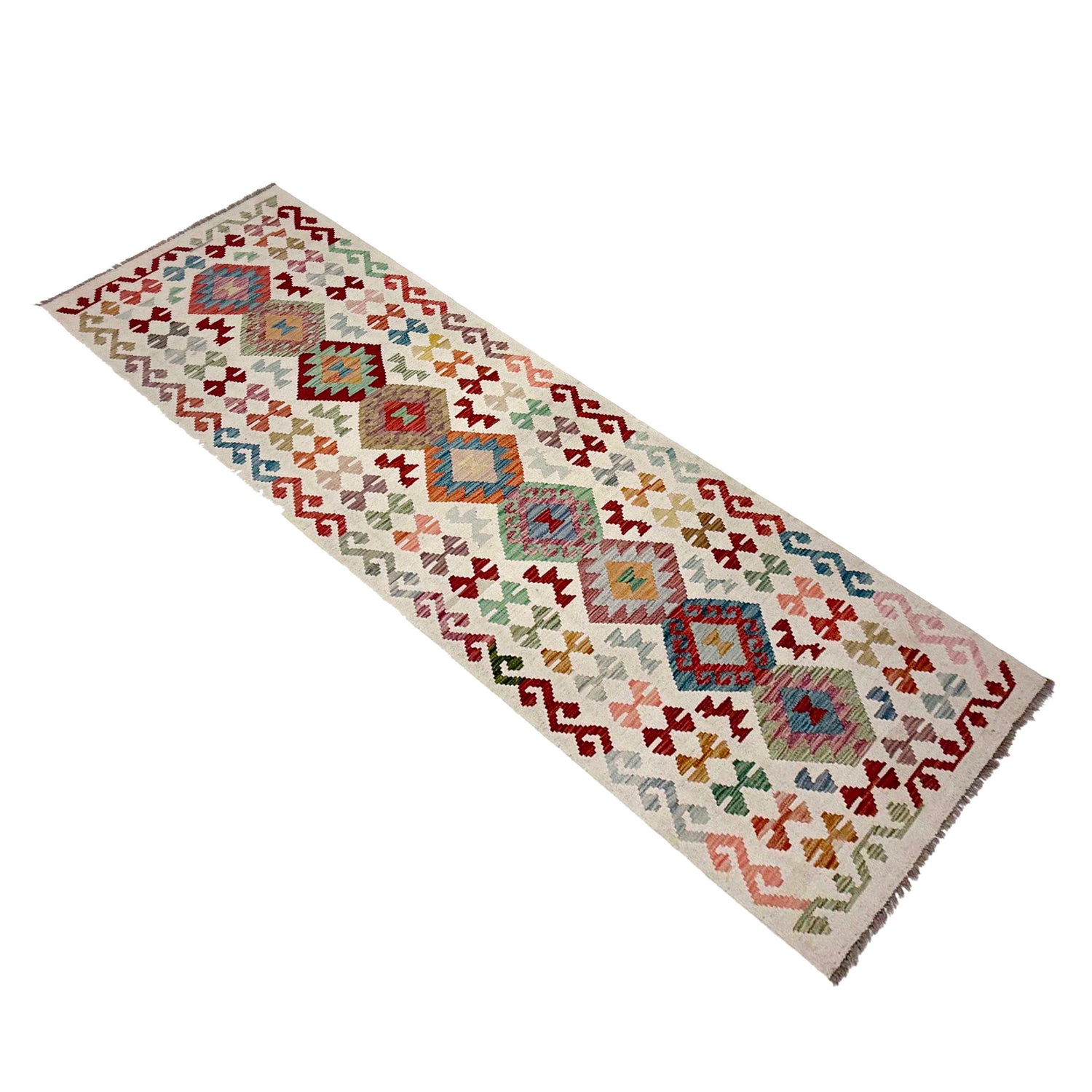 Vegetable Kilim Runner 2' 9" x 9' 7" (ft) - No. R38706