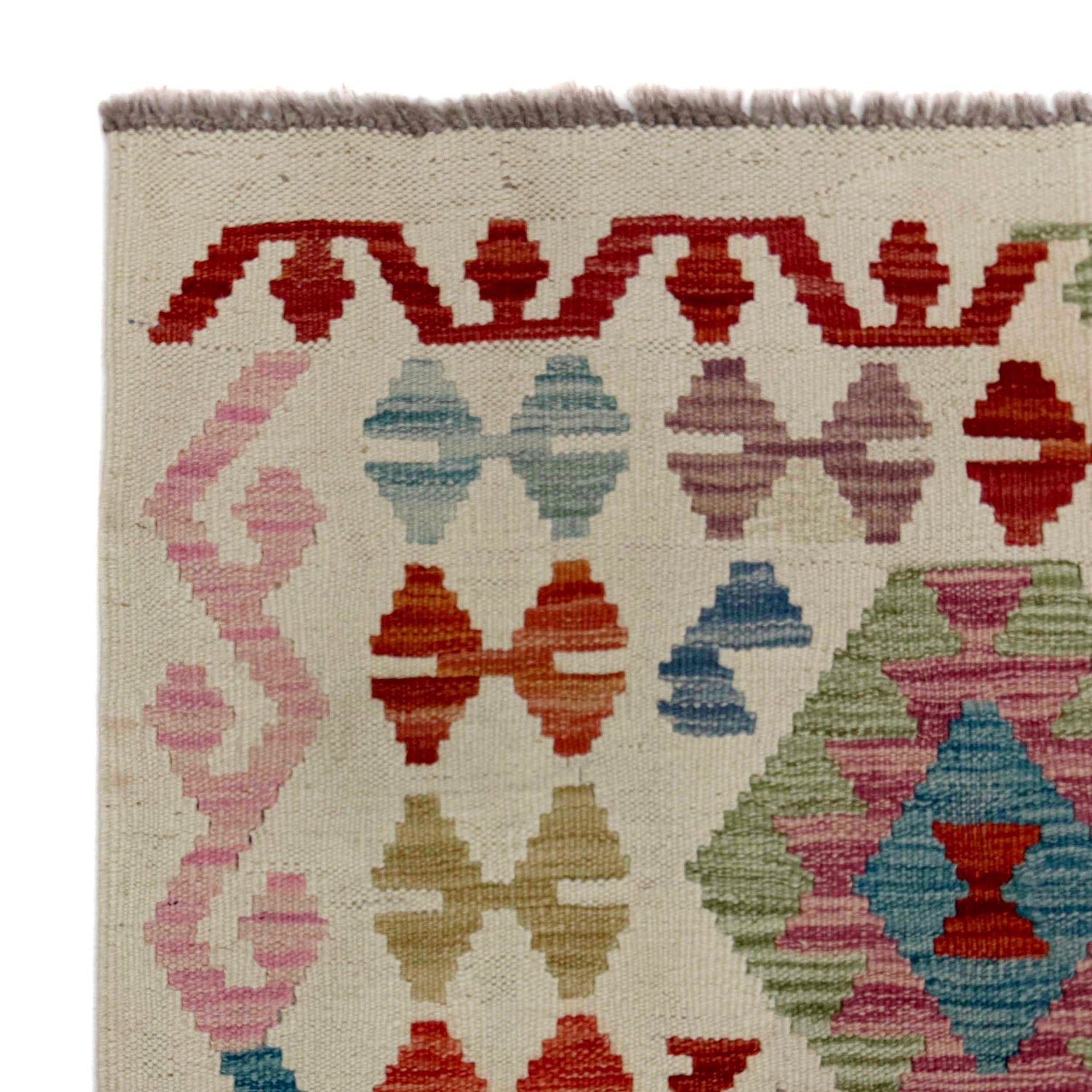 Vegetable Kilim Runner 2' 9" x 9' 7" (ft) - No. R38706