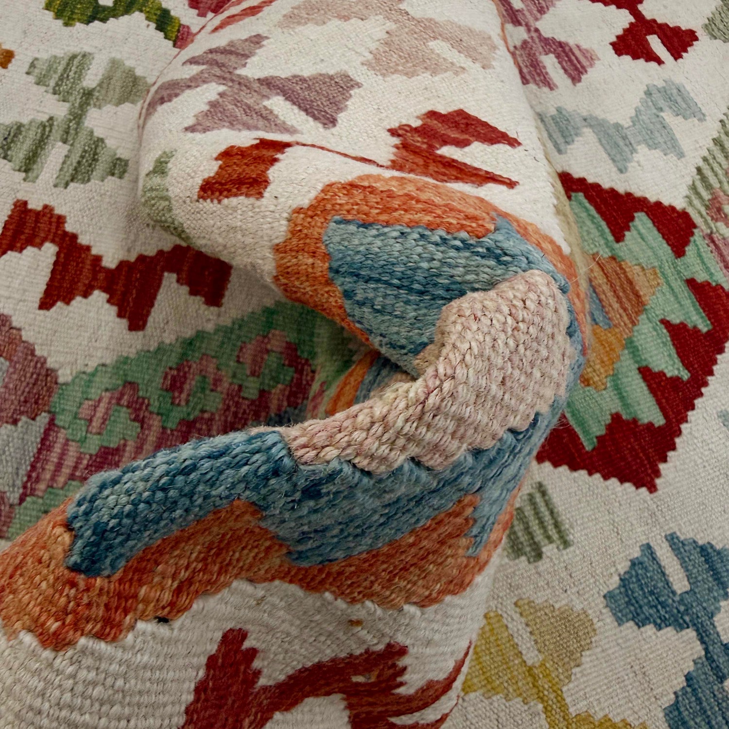 Vegetable Kilim Runner 2' 9" x 9' 7" (ft) - No. R38706