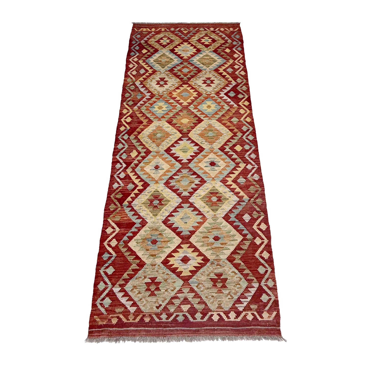 Vegetable Kilim Runner 2' 9" x 9' 1" (ft) - No. R38708
