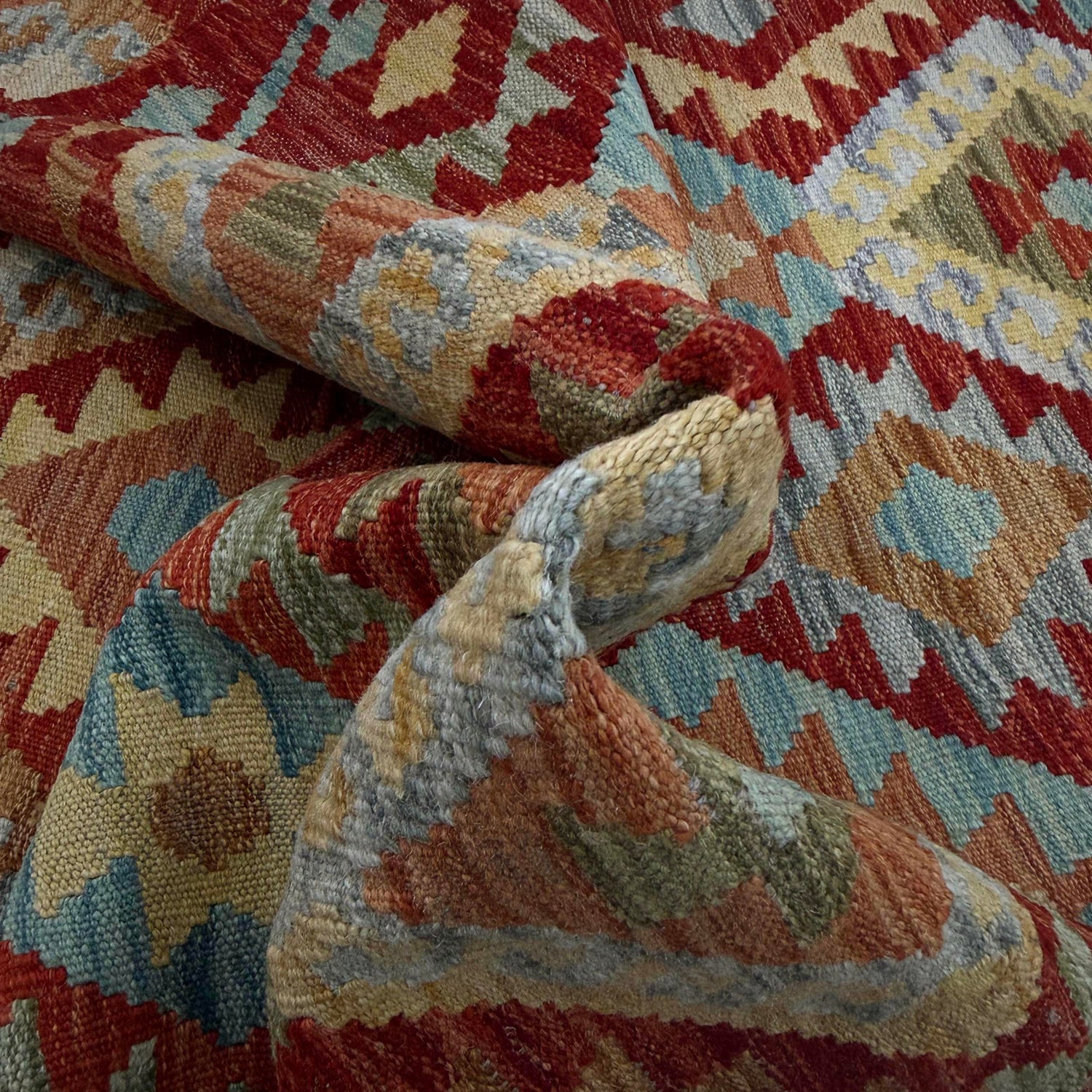 Vegetable Kilim Runner 2' 9" x 9' 1" (ft) - No. R38708