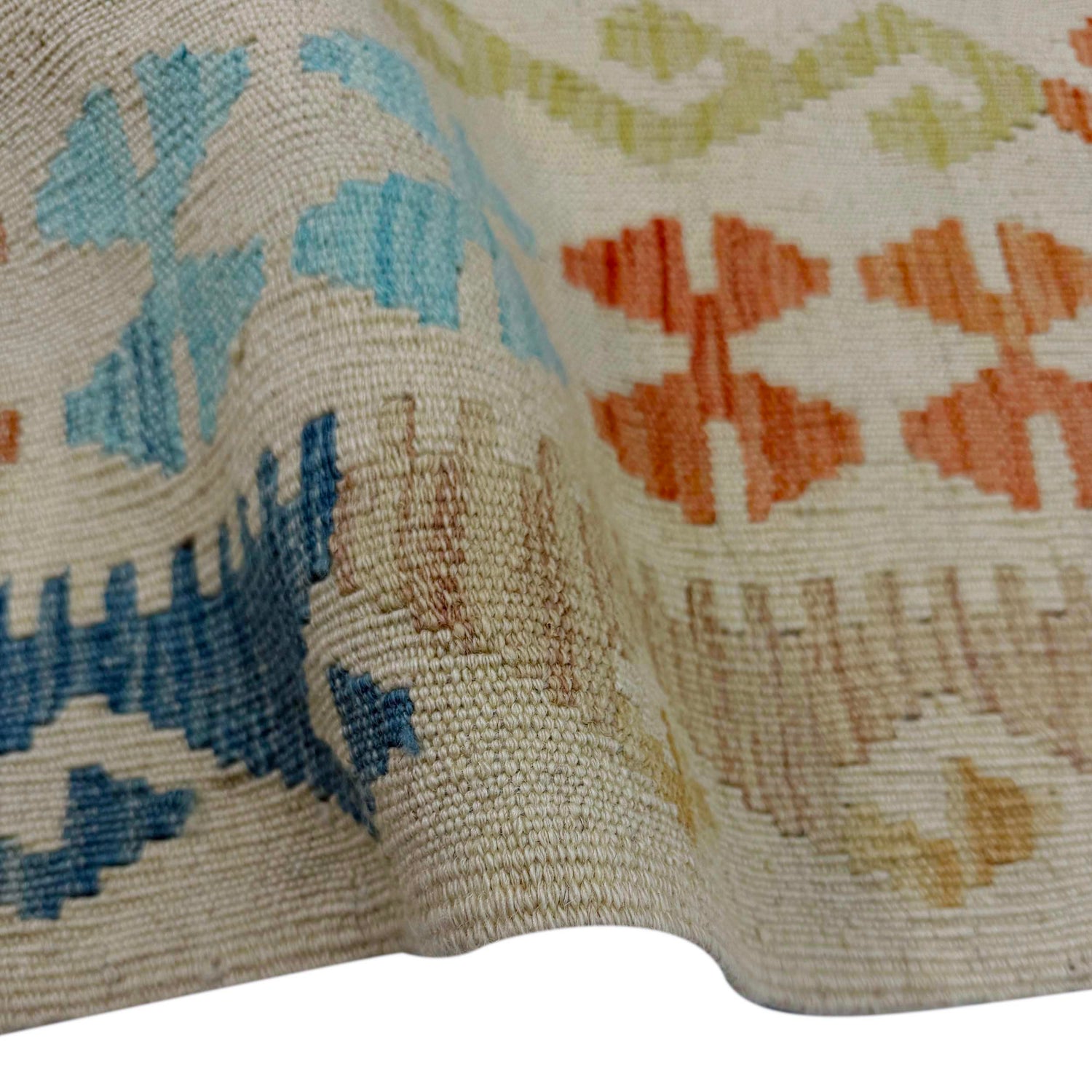 Handmade Vegetable Kelim 6' 4" x 9' 5" (ft) - No. R38711