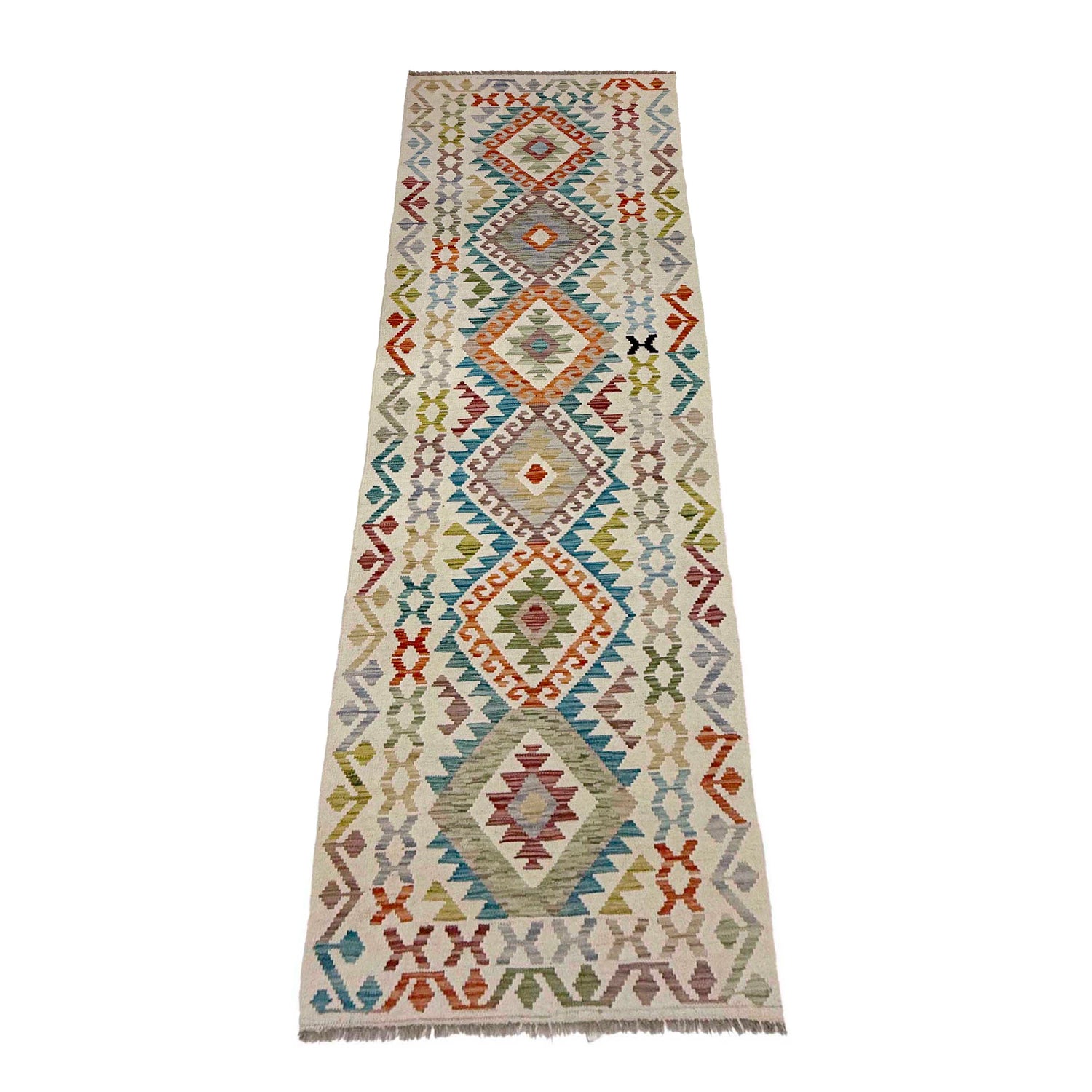 Vegetable Kelim Runner 2' 9" x 9' 8" (ft) - No. R38712