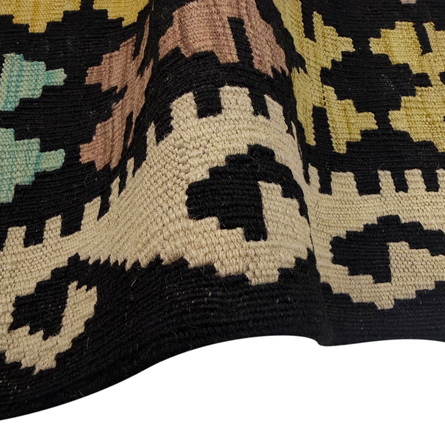 Handmade Vegetable Kilim 6' 11" x 9' 7" (ft) - No. R38713