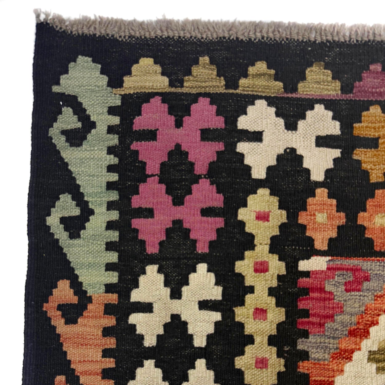 Handmade Vegetable Kilim 6' 11" x 10' 0" (ft) - No. R38715