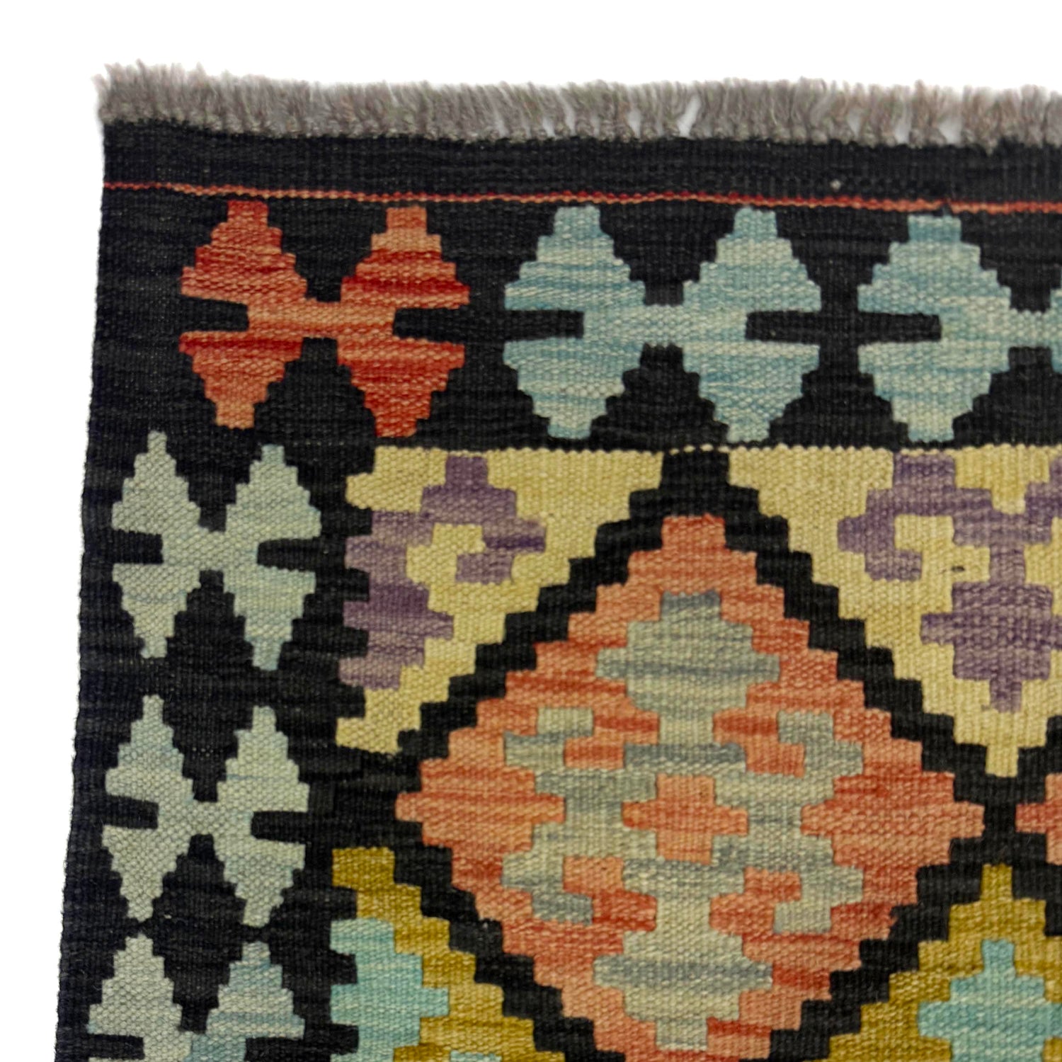 Vegetable Kilim Runner 2' 8" x 9' 7" (ft) - No. R38716
