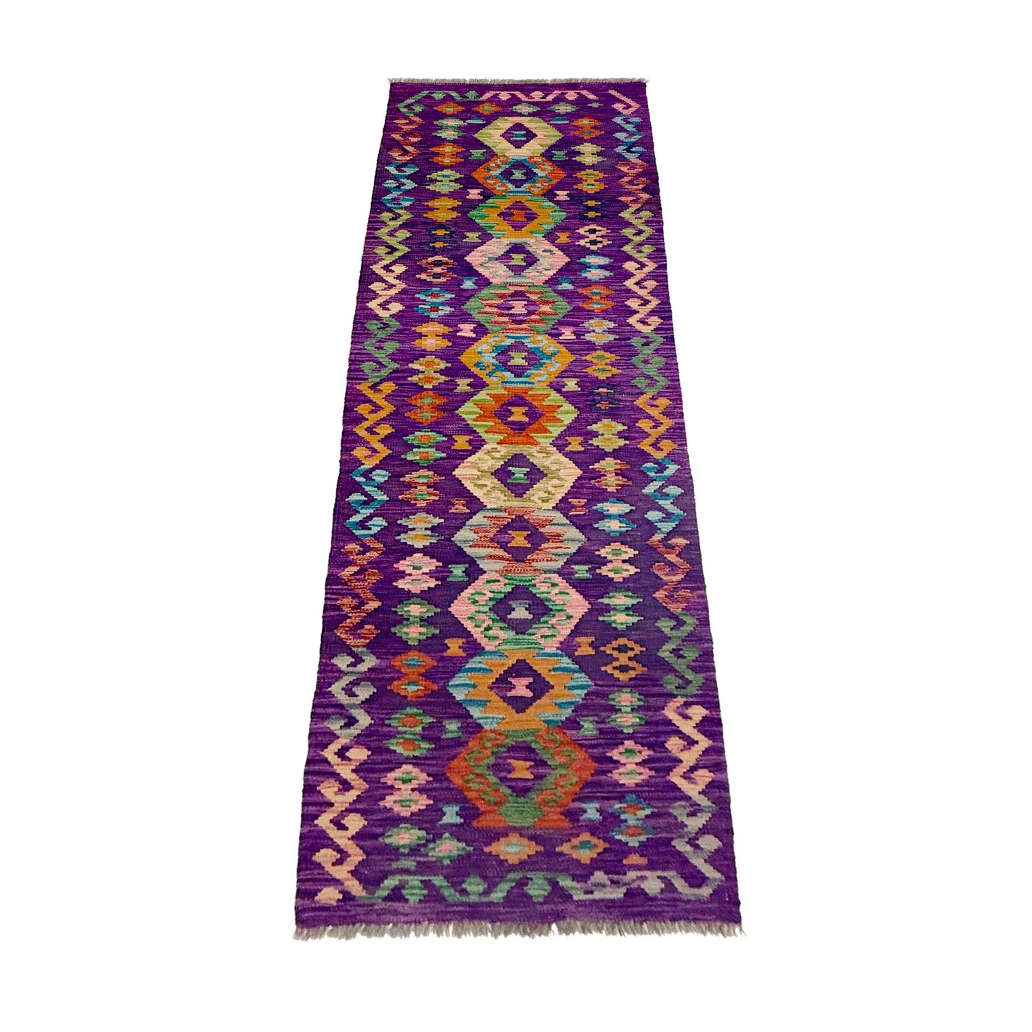 Vegetable Kelim Runner 2' 5" x 7' 10" (ft) - No. R38718