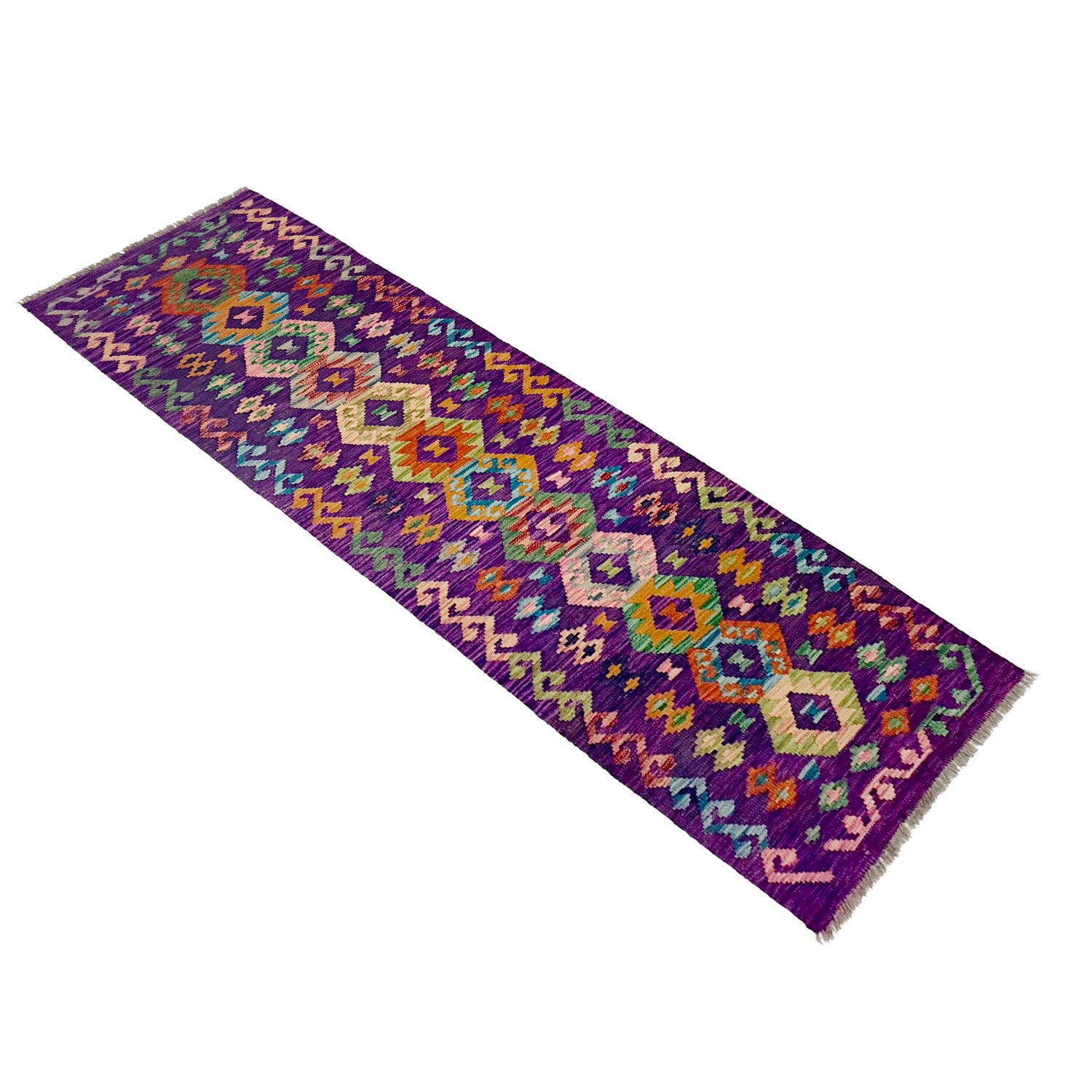 Vegetable Kelim Runner 2' 5" x 7' 10" (ft) - No. R38718