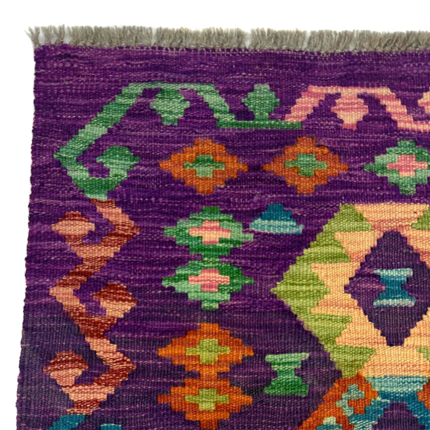 Vegetable Kelim Runner 2' 5" x 7' 10" (ft) - No. R38718