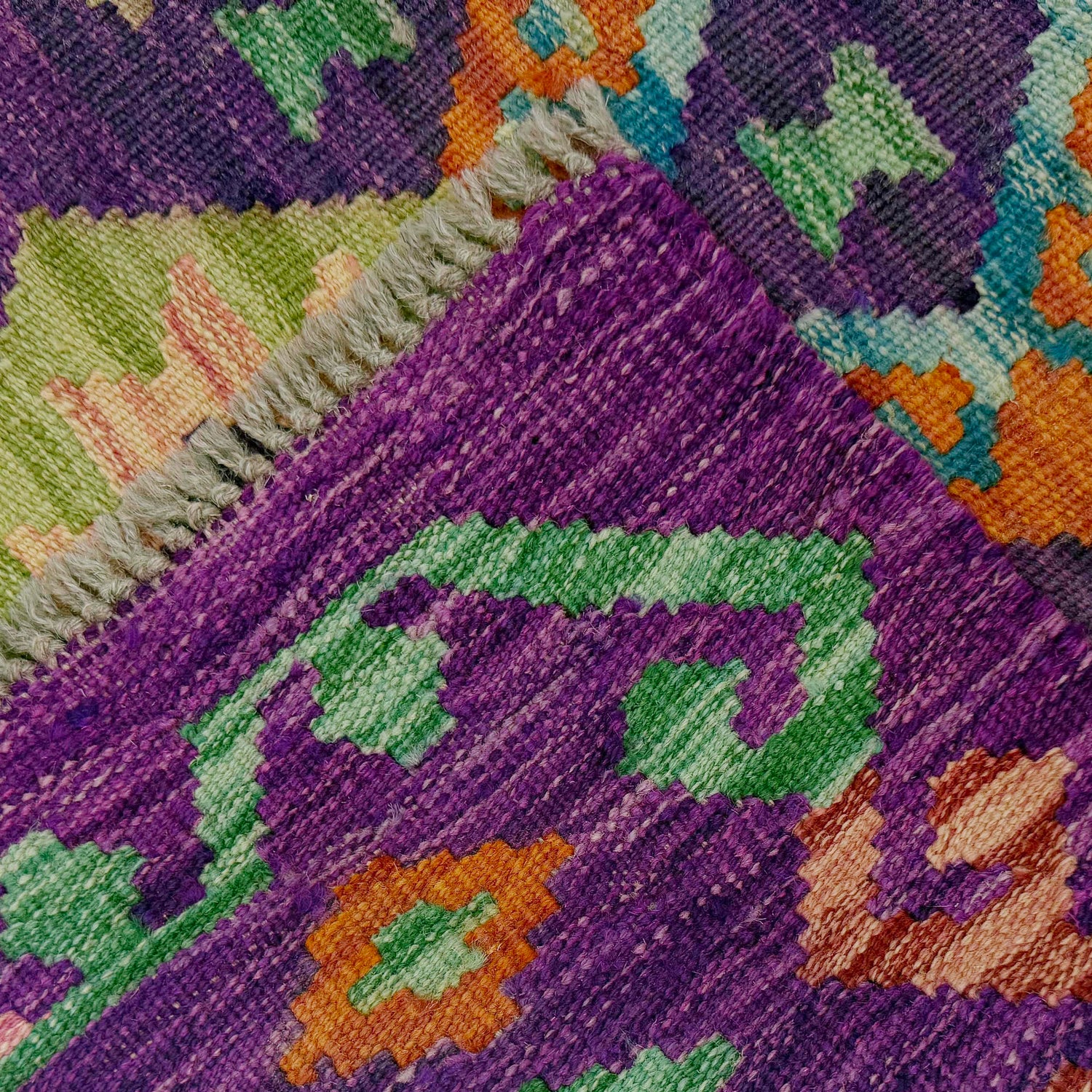 Vegetable Kelim Runner 2' 5" x 7' 10" (ft) - No. R38718
