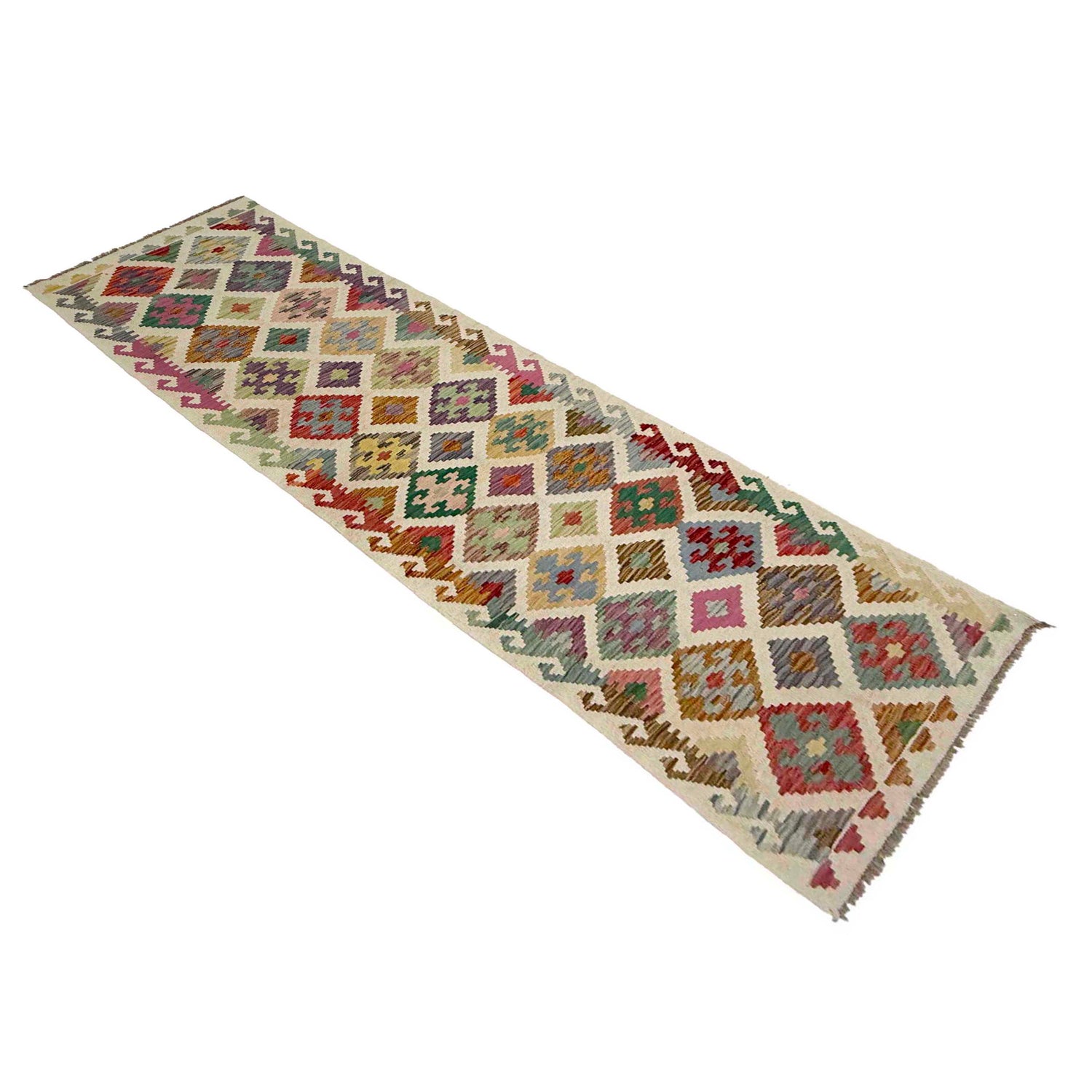 Vegetable Kelim Runner 2' 6" x 9' 6" (ft) - No. R38720