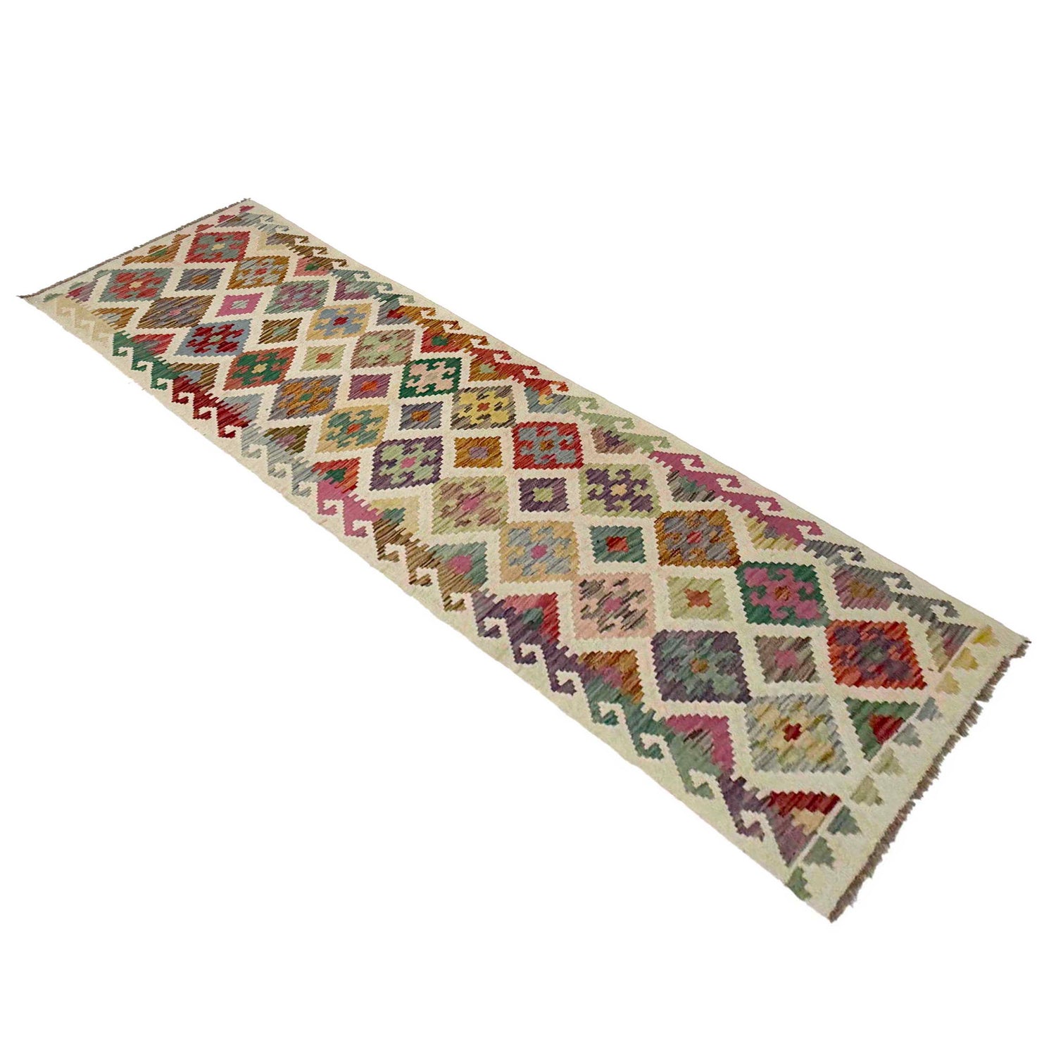 Vegetable Kelim Runner 2' 6" x 9' 6" (ft) - No. R38720