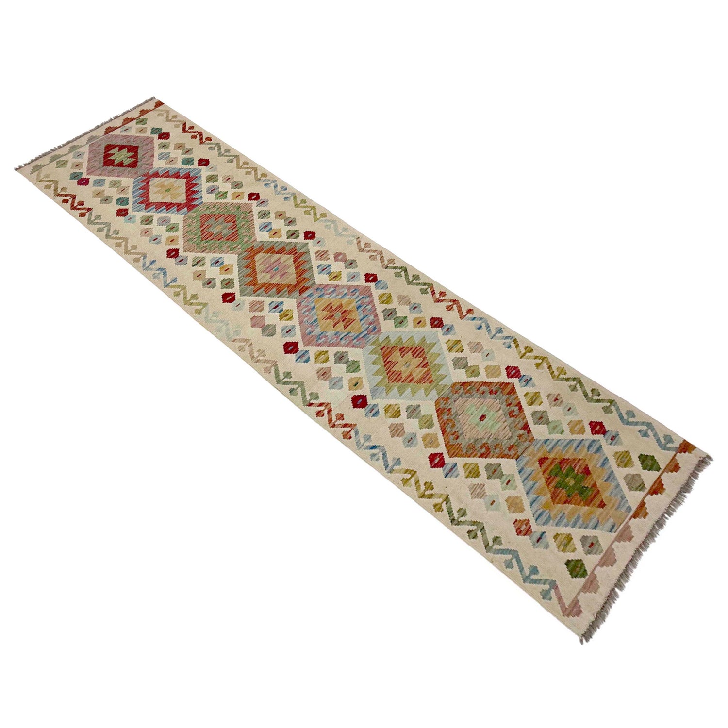 Vegetable Kelim Runner 2' 8" x 9' 9" (ft) - No. R38722