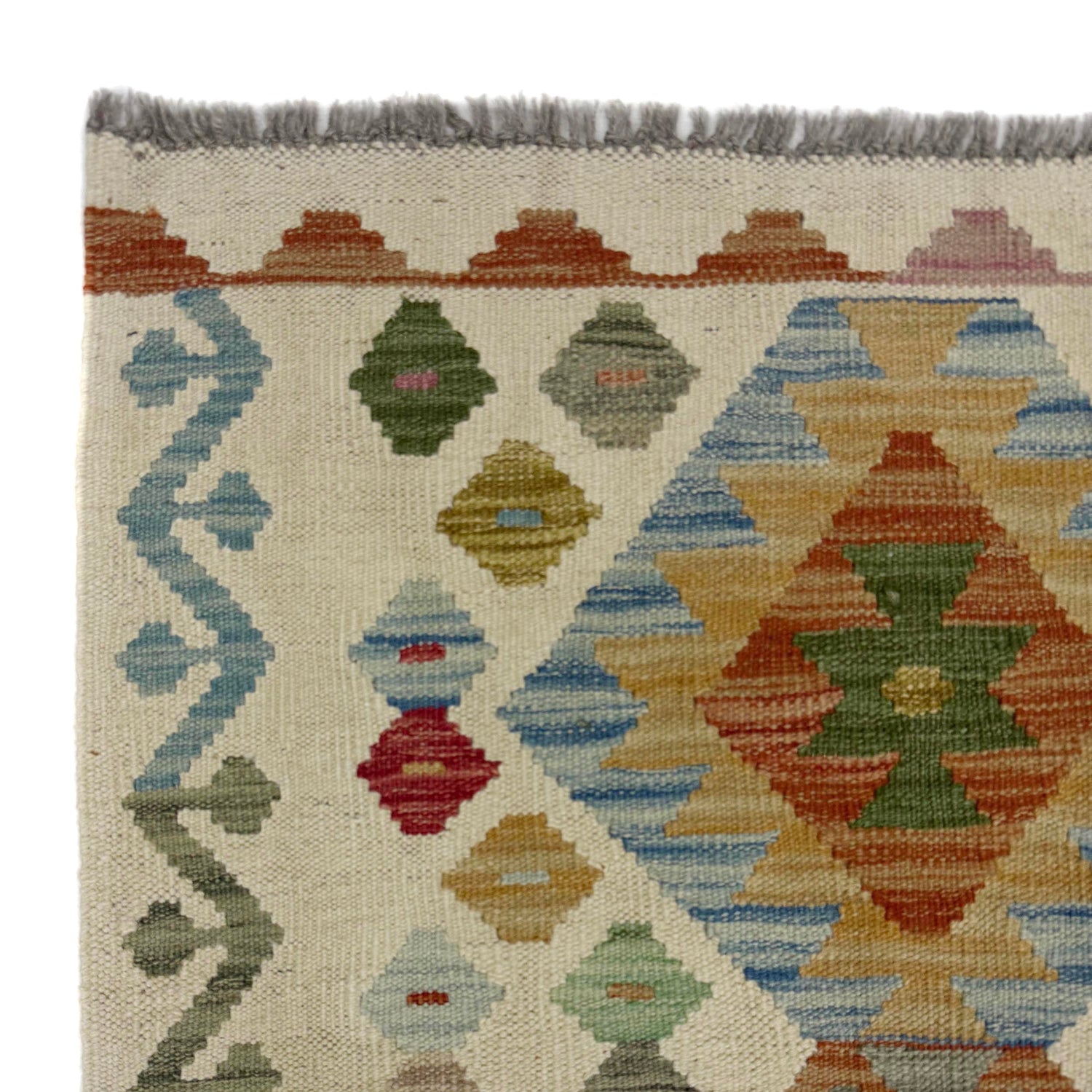 Vegetable Kelim Runner 2' 8" x 9' 9" (ft) - No. R38722