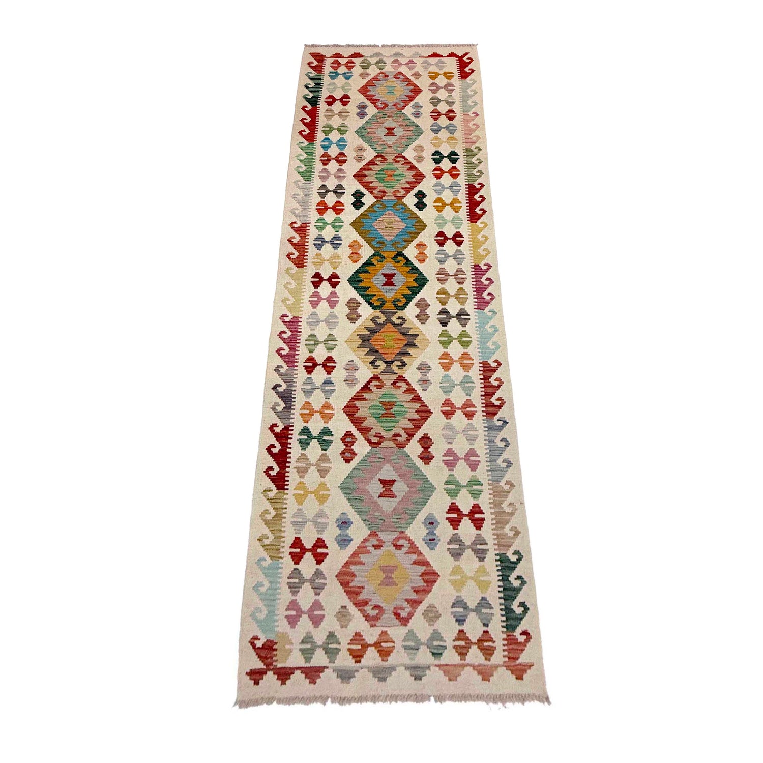 Vegetable Kilim Runner 2' 7" x 9' 9" (ft) - No. R38723