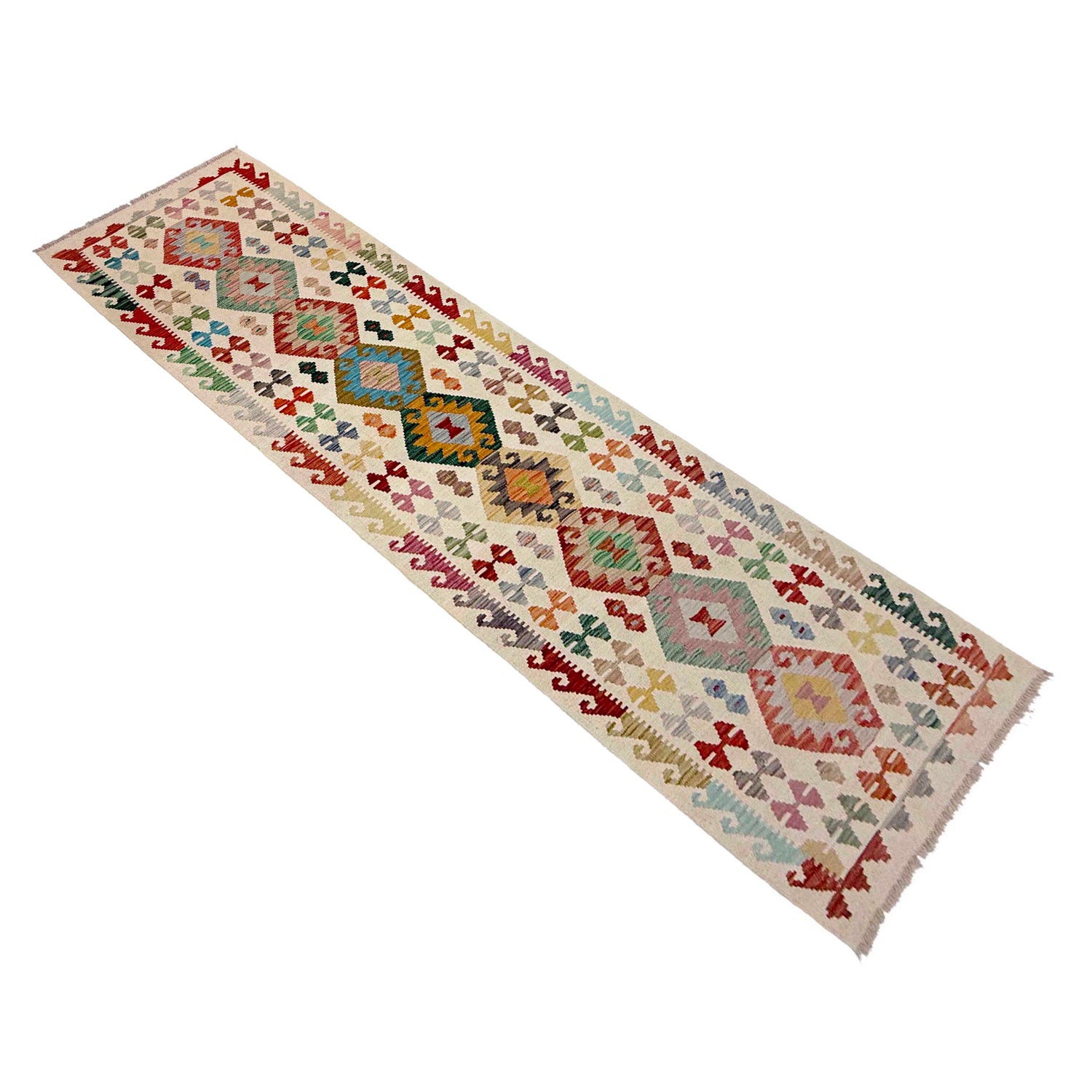 Vegetable Kilim Runner 2' 7" x 9' 9" (ft) - No. R38723