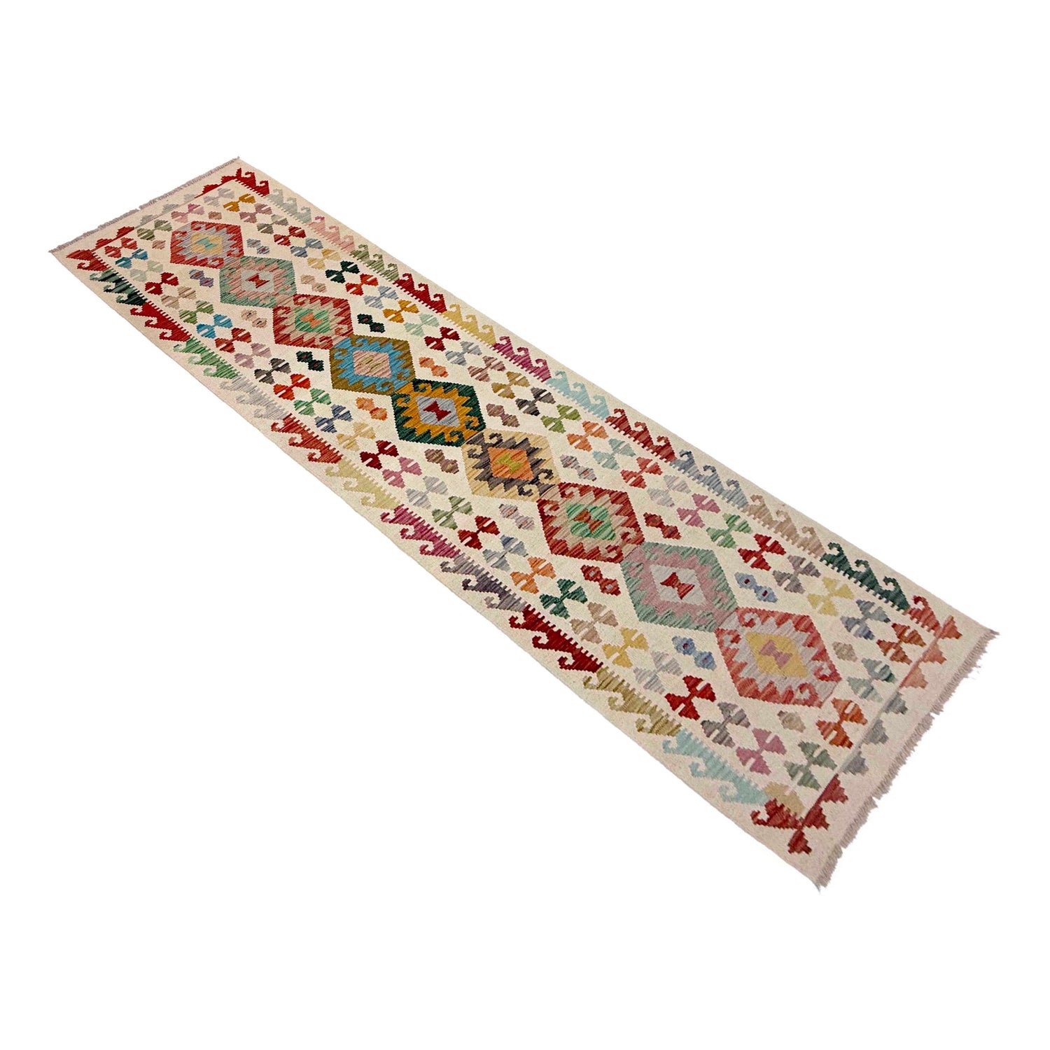 Vegetable Kilim Runner 2' 7" x 9' 9" (ft) - No. R38723