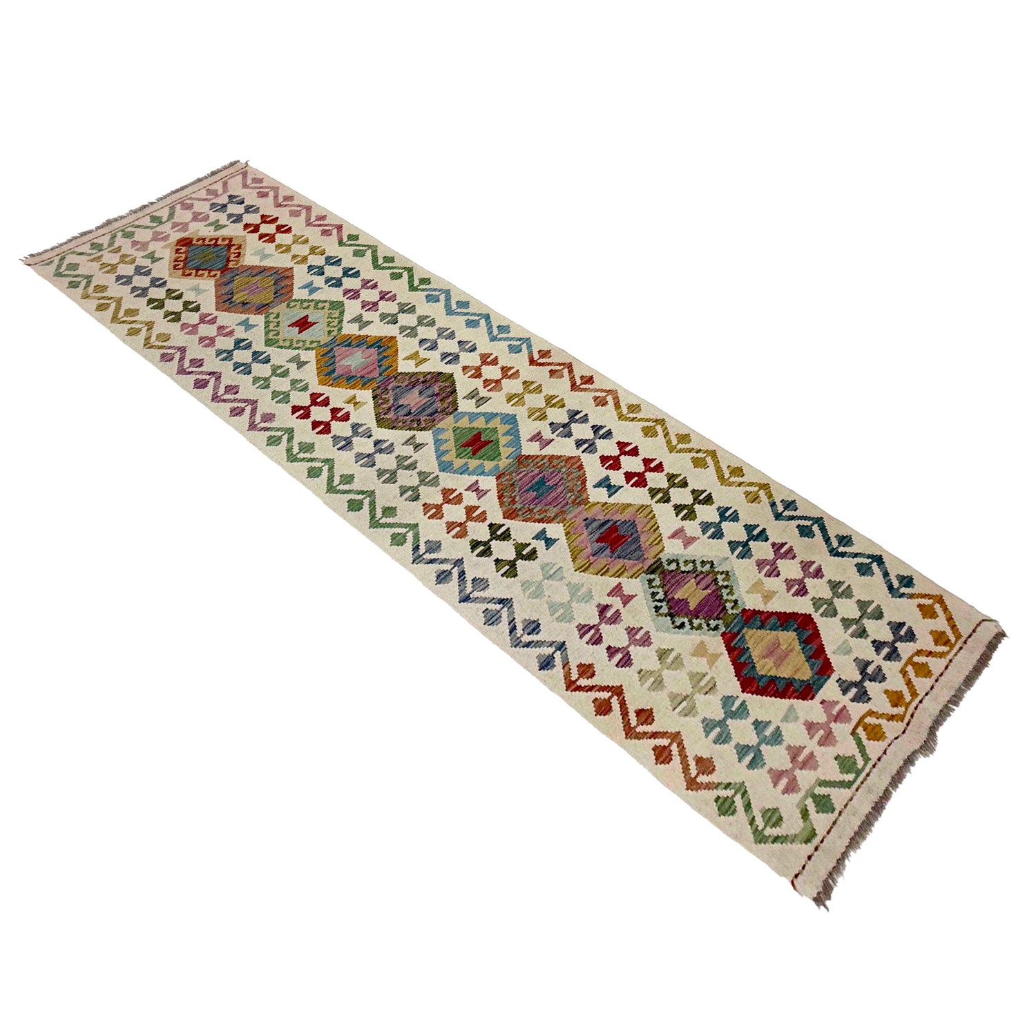 Vegetable Kelim Runner 2' 8" x 9' 4" (ft) - No. R38724