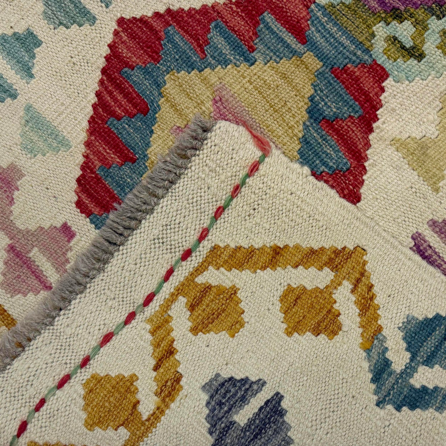 Vegetable Kelim Runner 2' 8" x 9' 4" (ft) - No. R38724