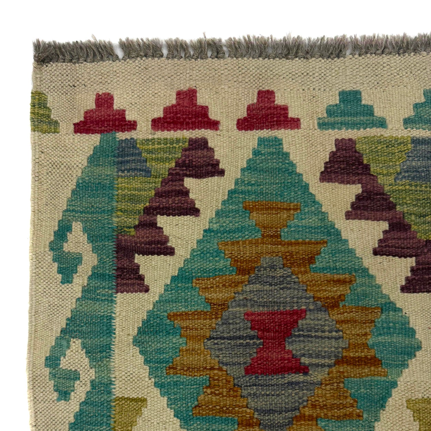Vegetable Kilim Runner 2' 6" x 10' 1" (ft) - No. R38727