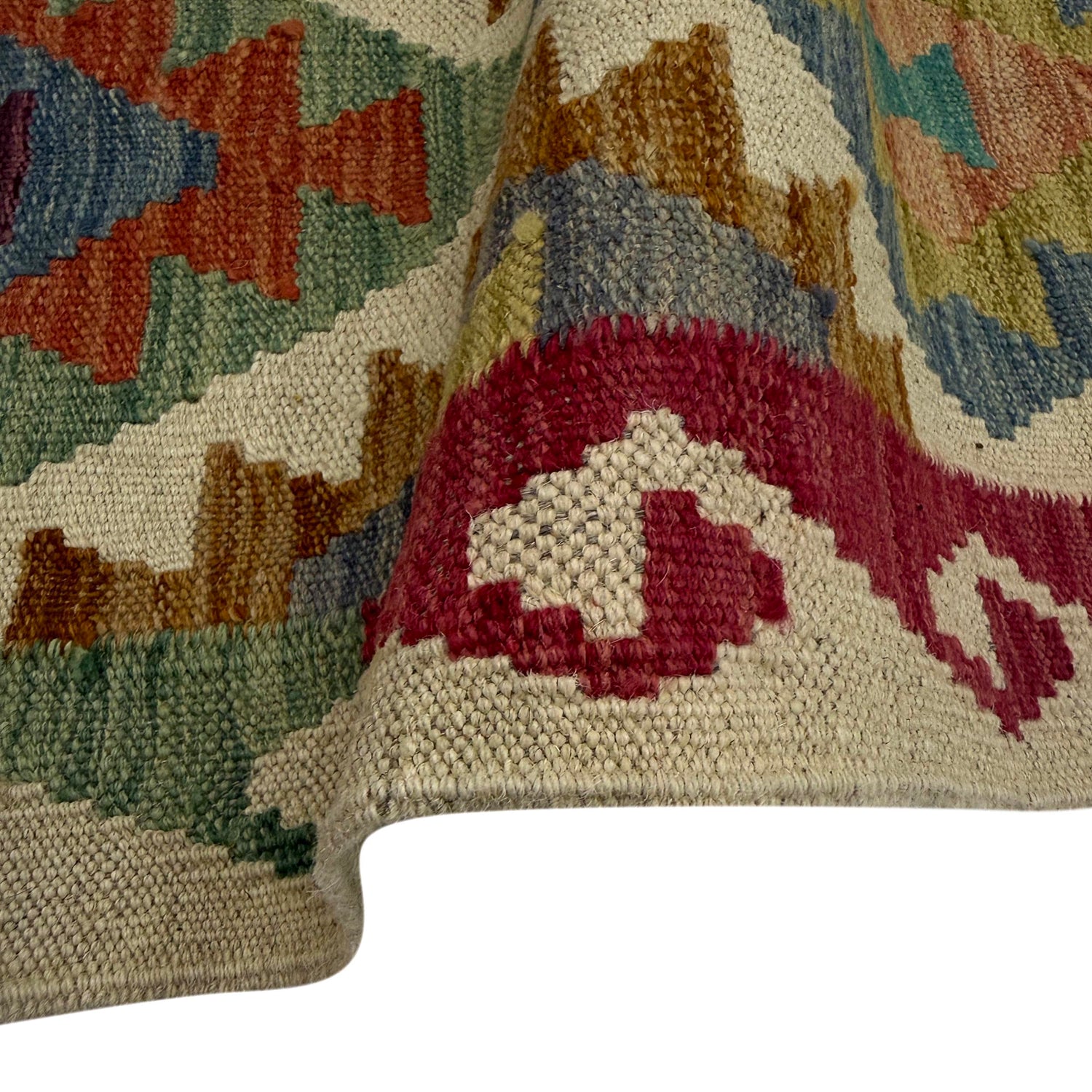 Vegetable Kilim Runner 2' 6" x 10' 1" (ft) - No. R38727