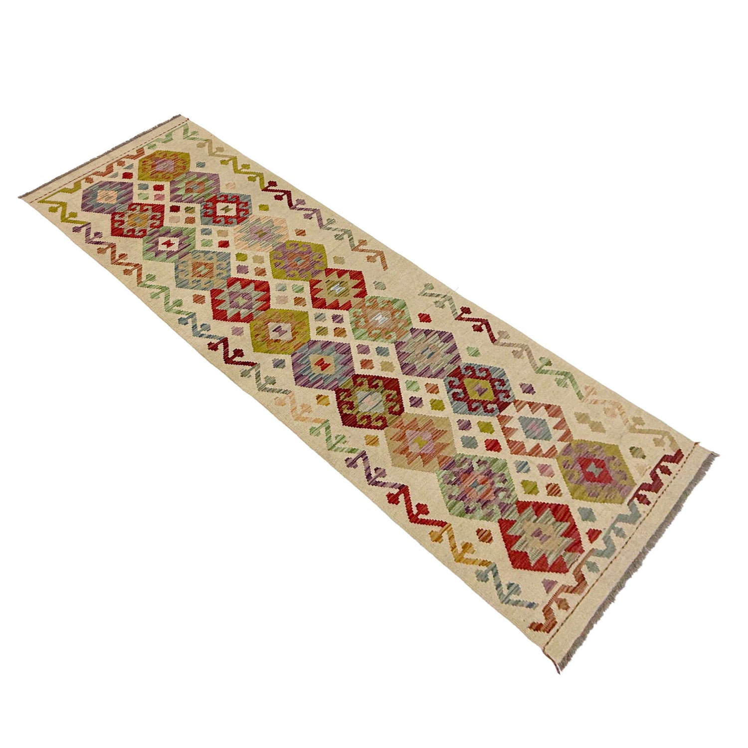 Vegetable Kelim Runner 2' 6" x 9' 7" (ft) - No. R38728